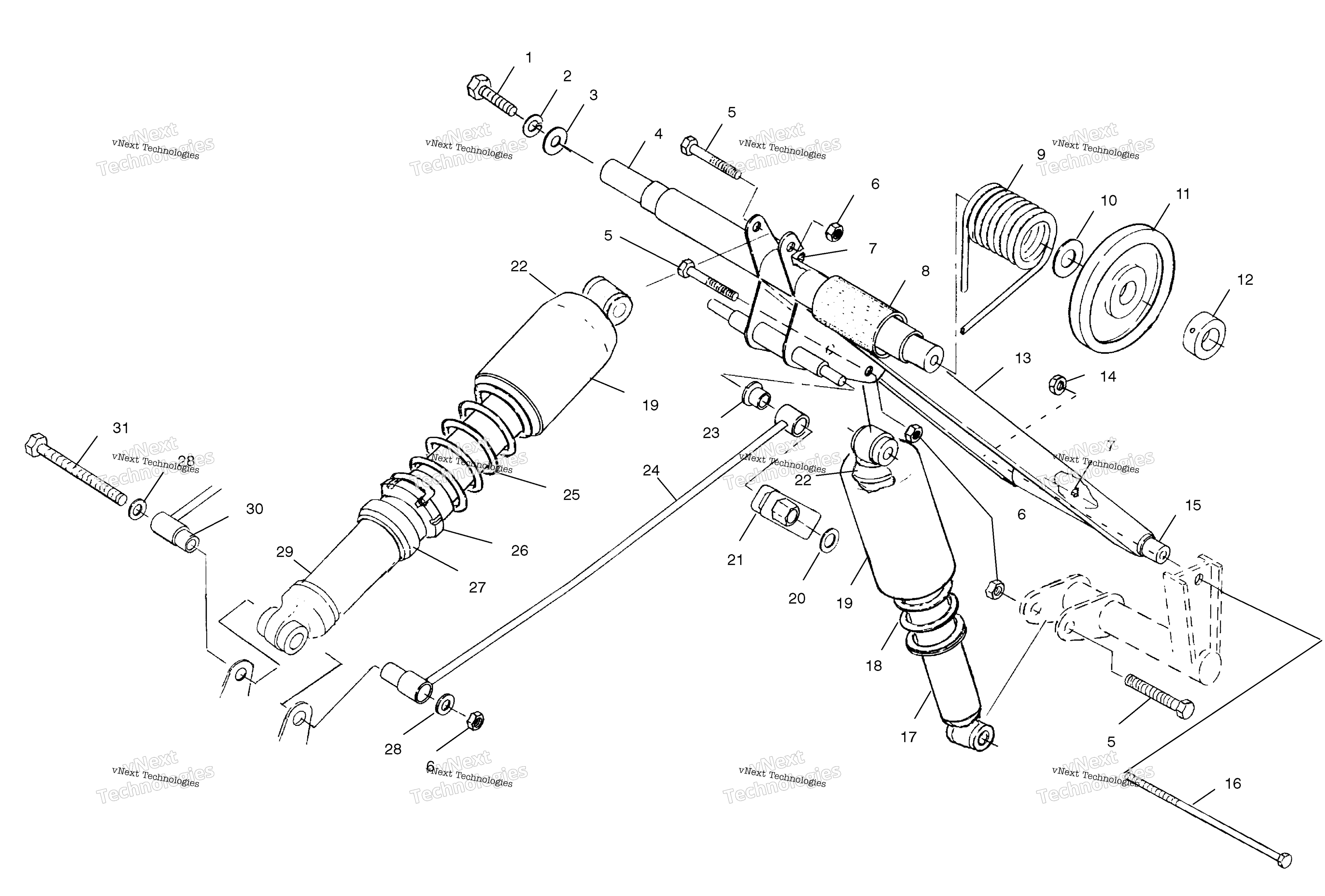 задний Torque Arm