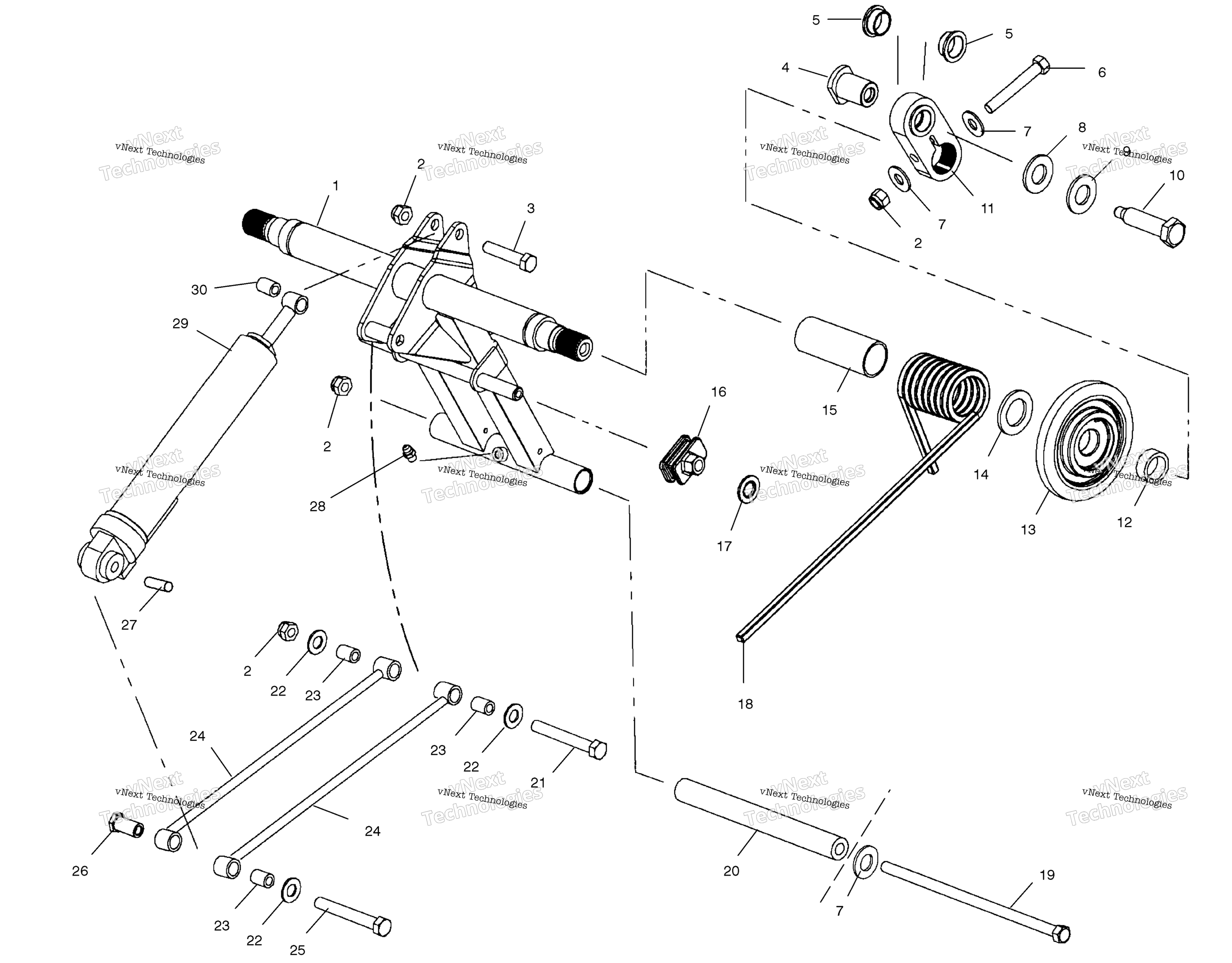 Задняя часть Torque Arm S01nb5bs