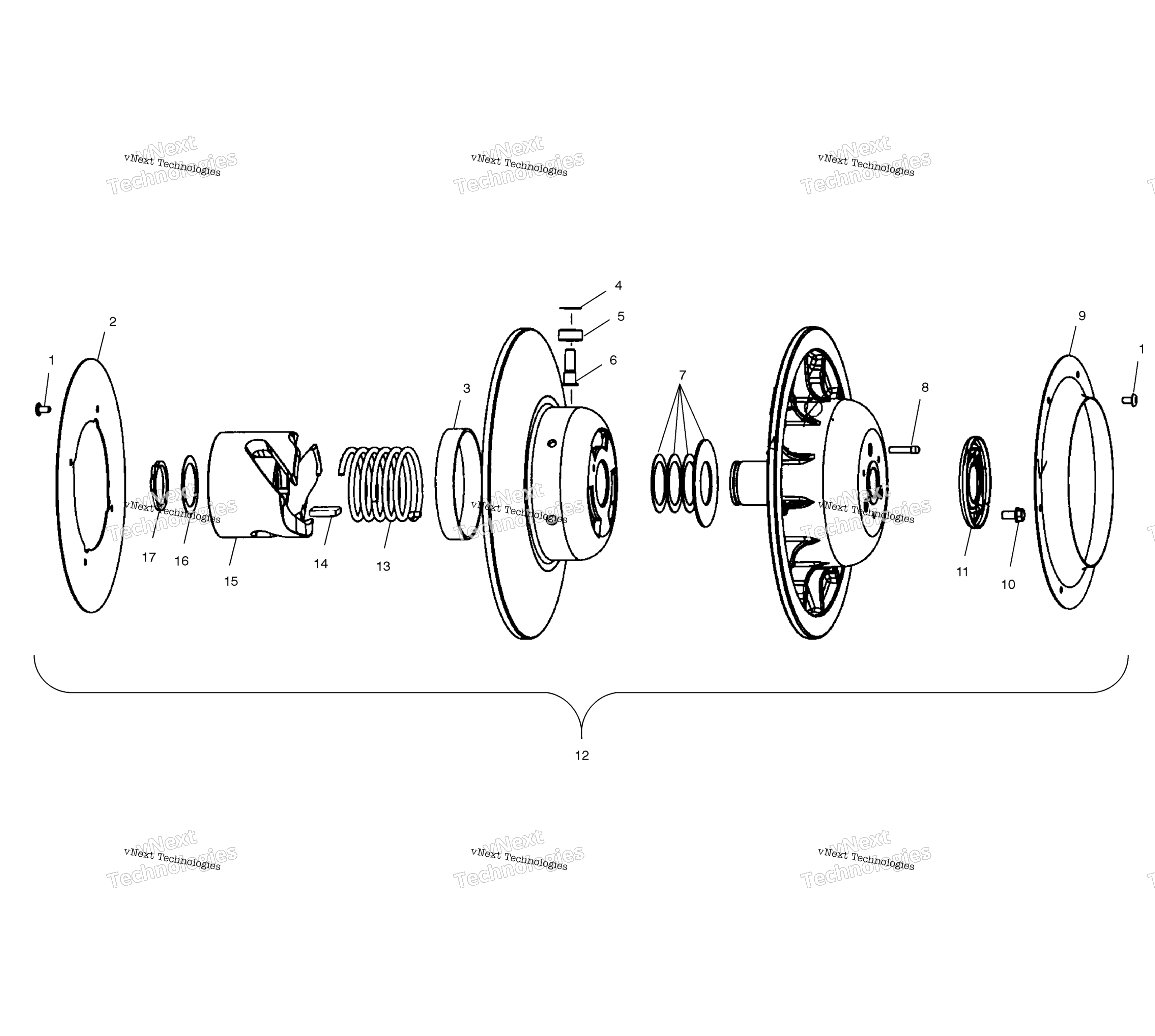 Ведомый Clutch S01np8bs