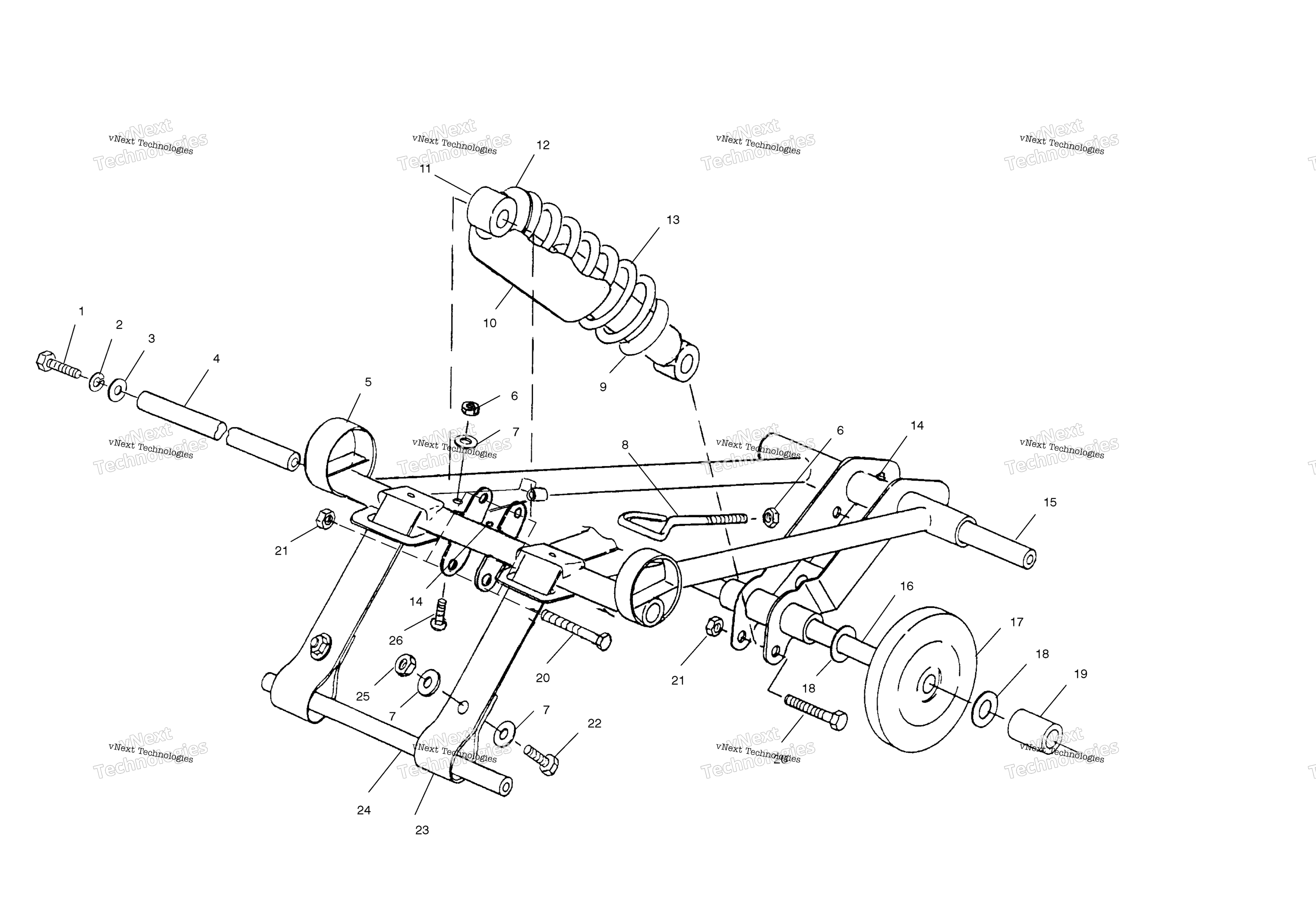 Передняя часть Torque Arm S01st5bs