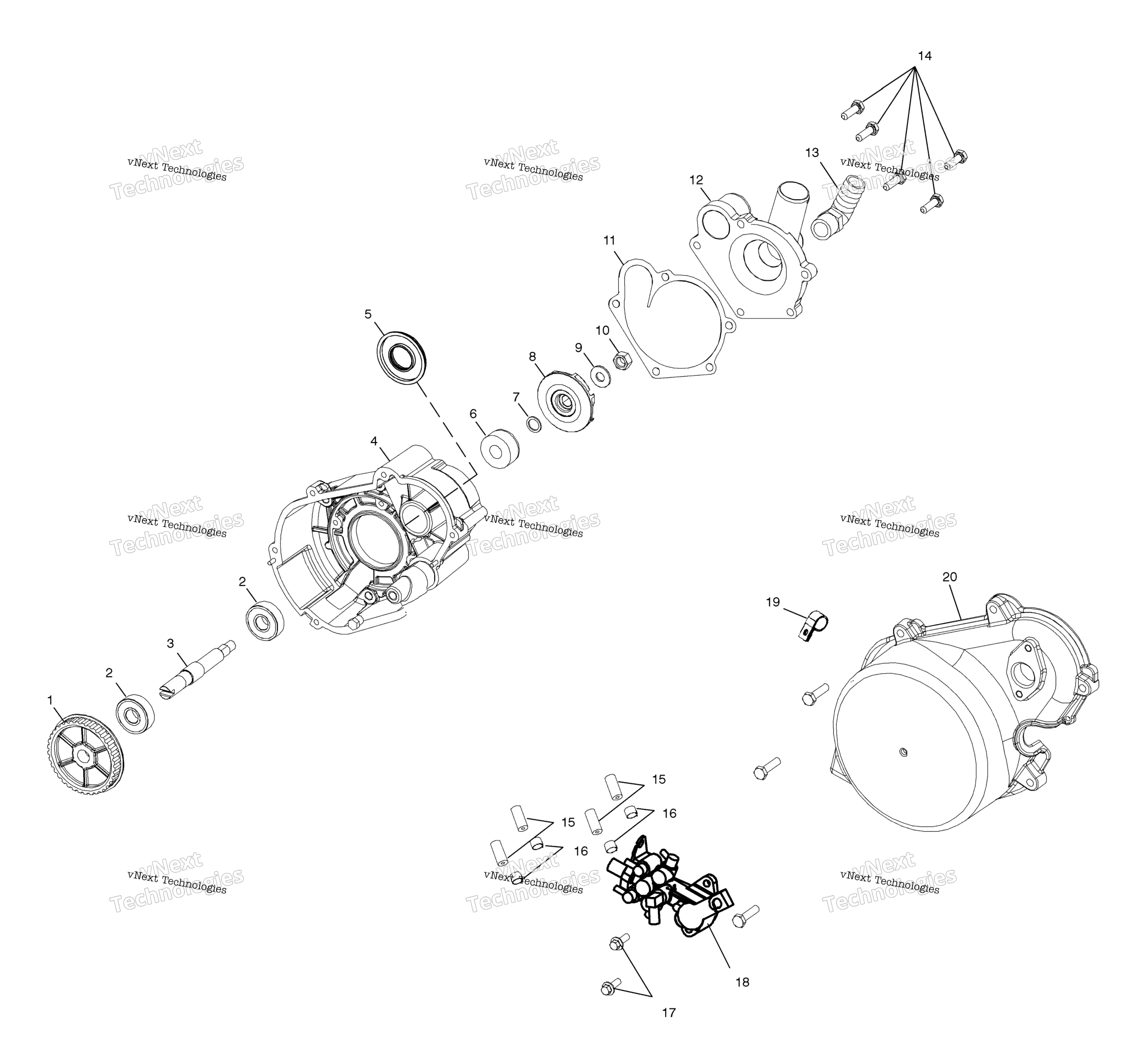 Система охлаждения Pump / Oil Pump