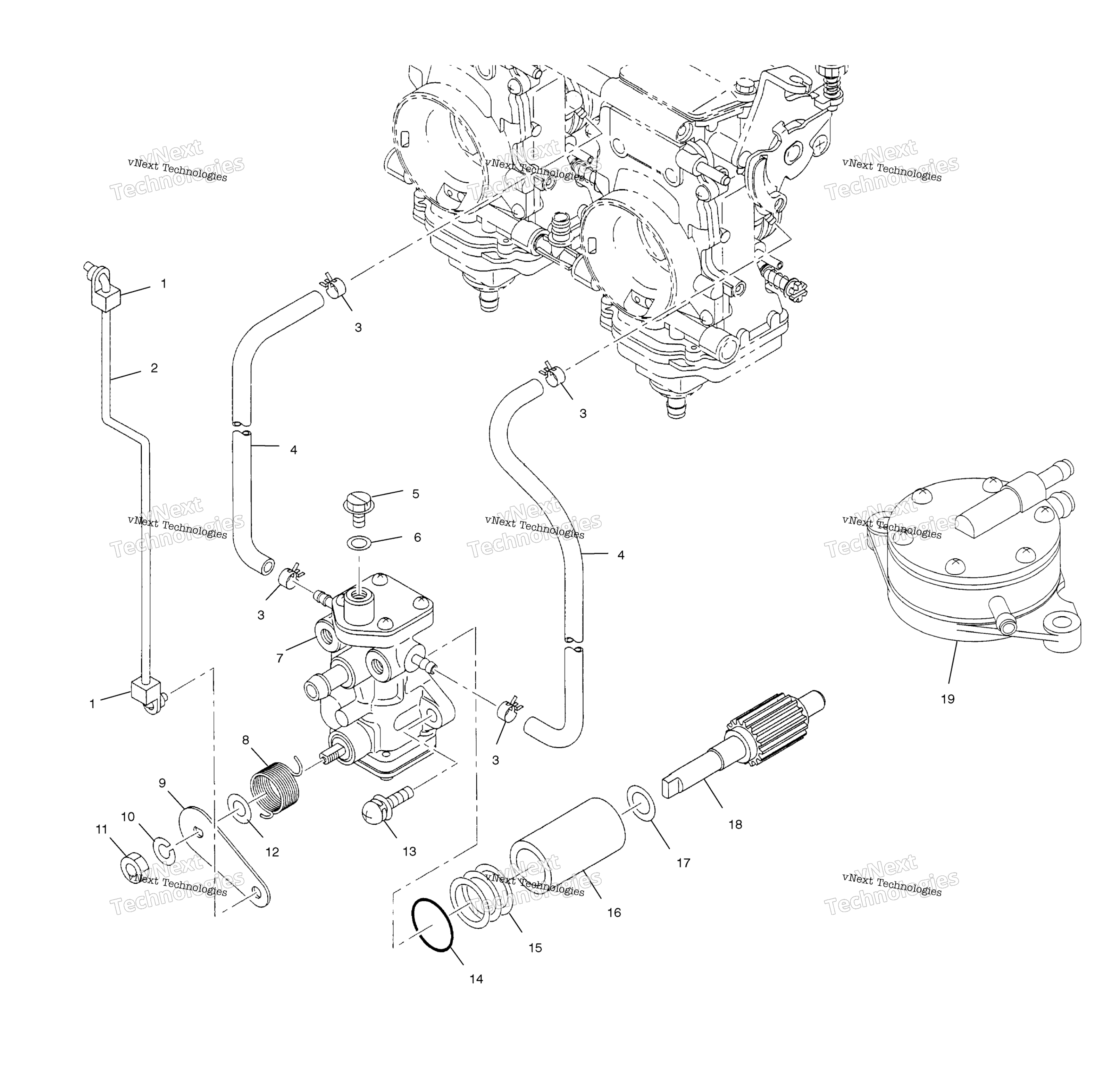 масляный Pump / Fuel Pump