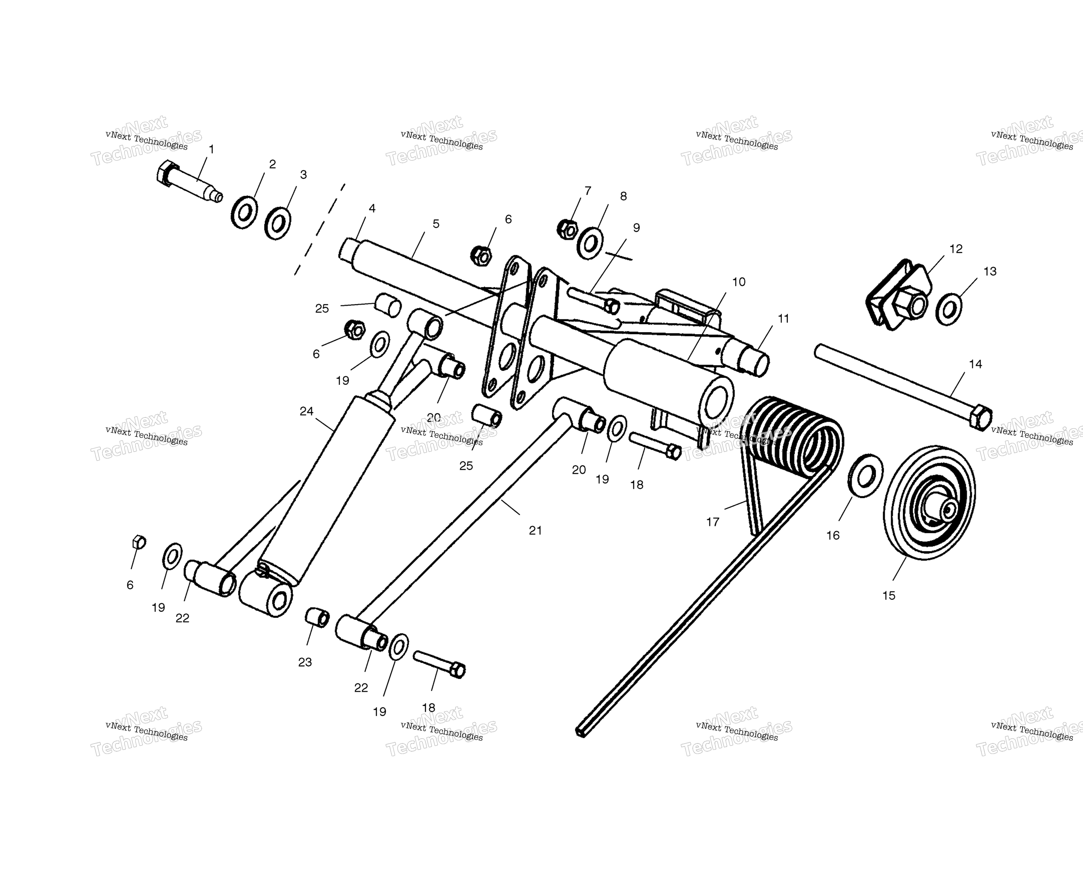 Задняя часть Torque Arm S02nk7cs/Csa