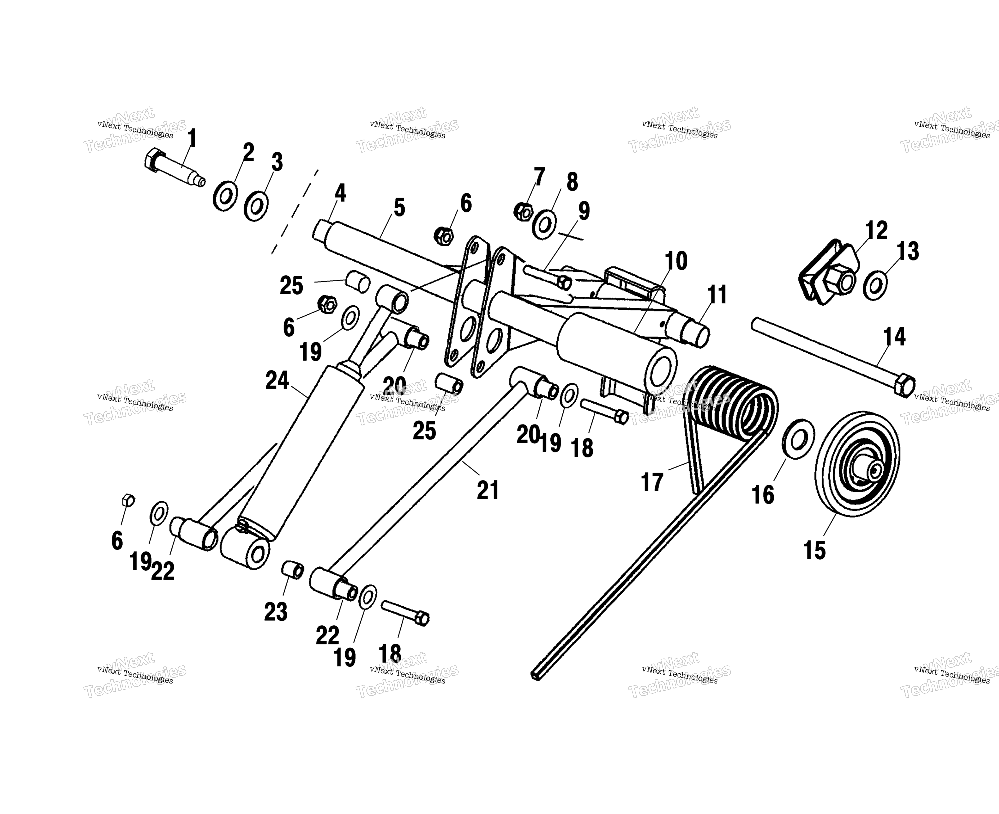 Задняя часть Torque Arm S02nl8cs/Csa