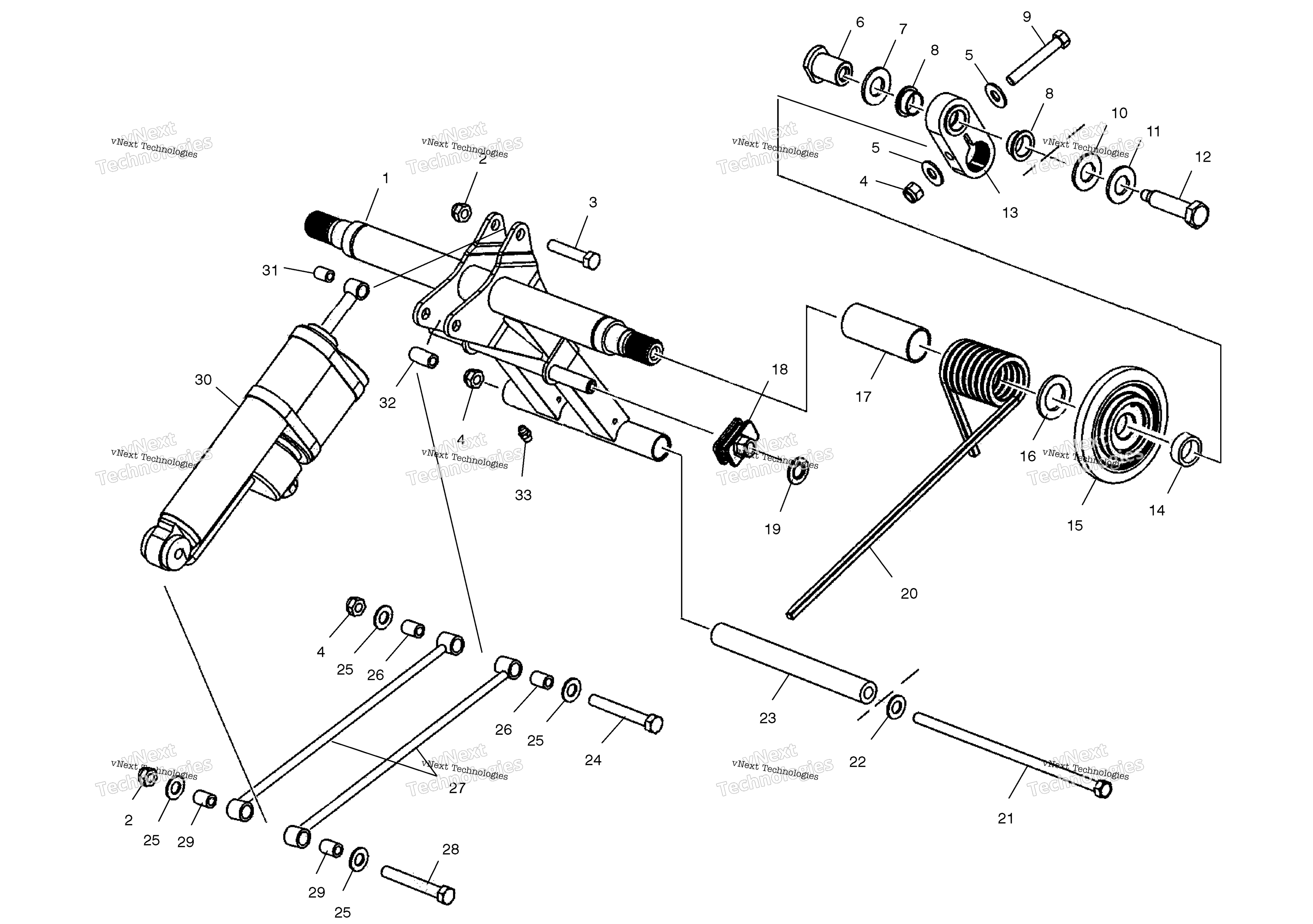 задний Torque Arm