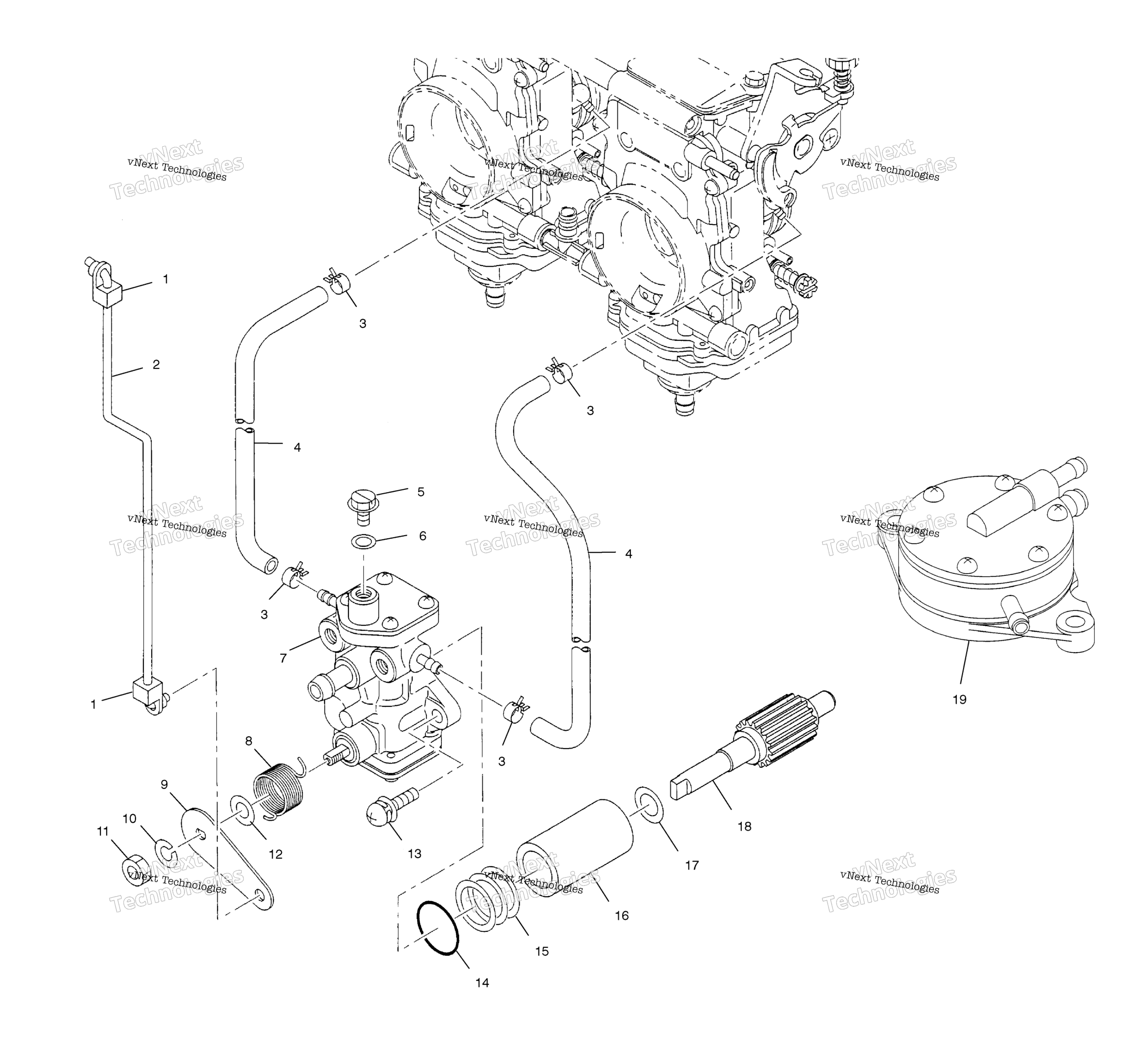 масляный Pump / Fuel Pump