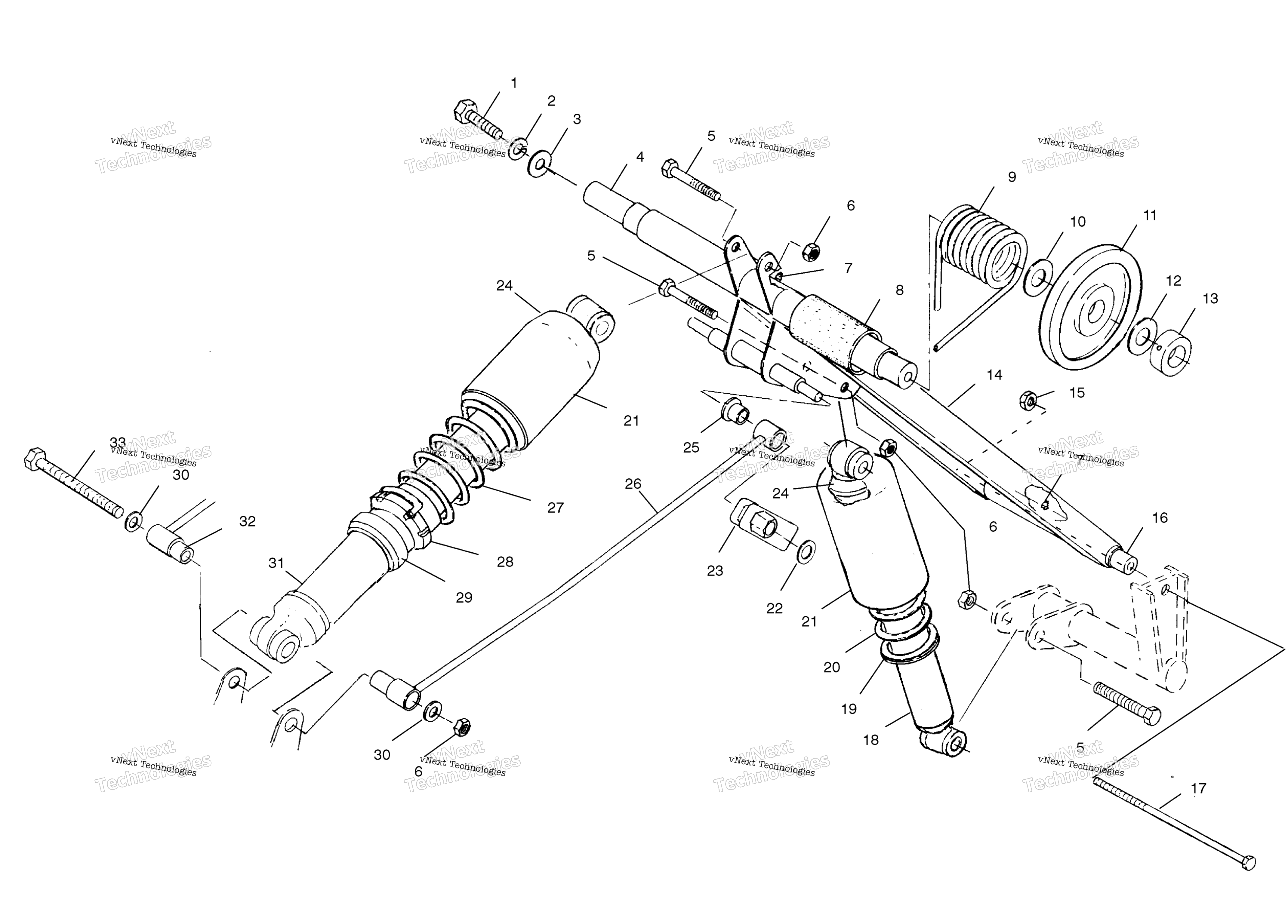 задний Torque Arm