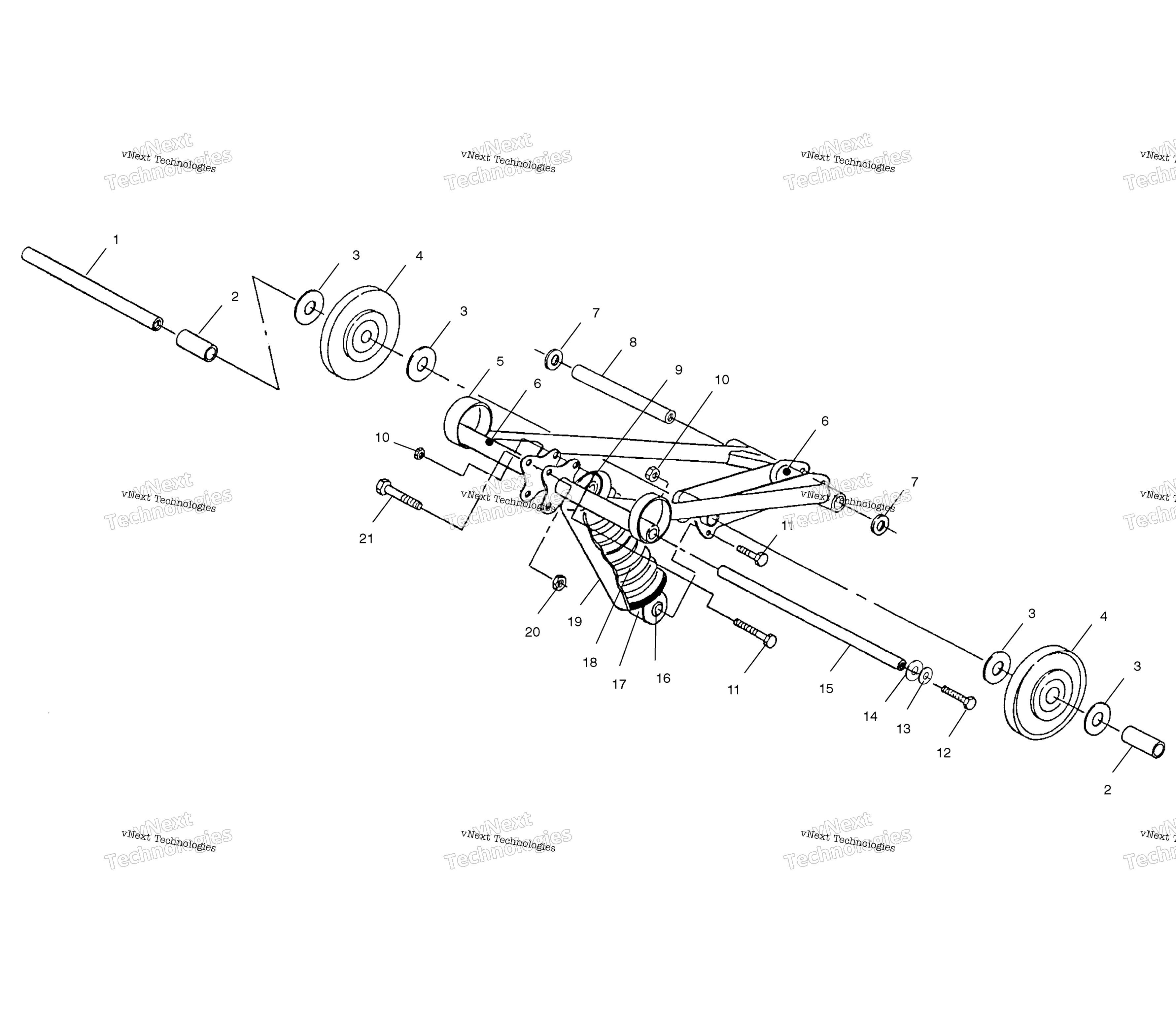 Передняя часть Torque Arm /Be