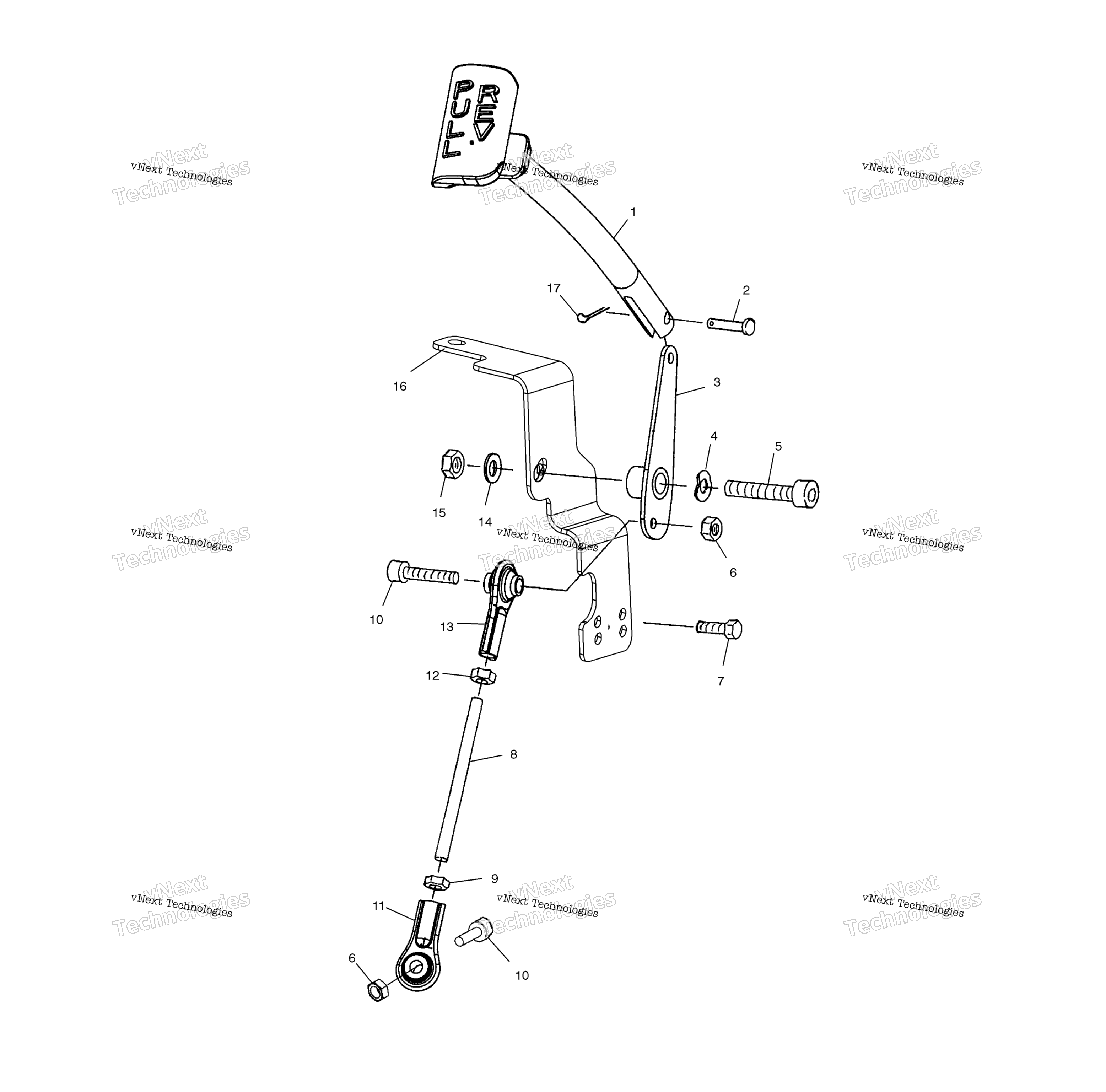 Задняя передача Linkage