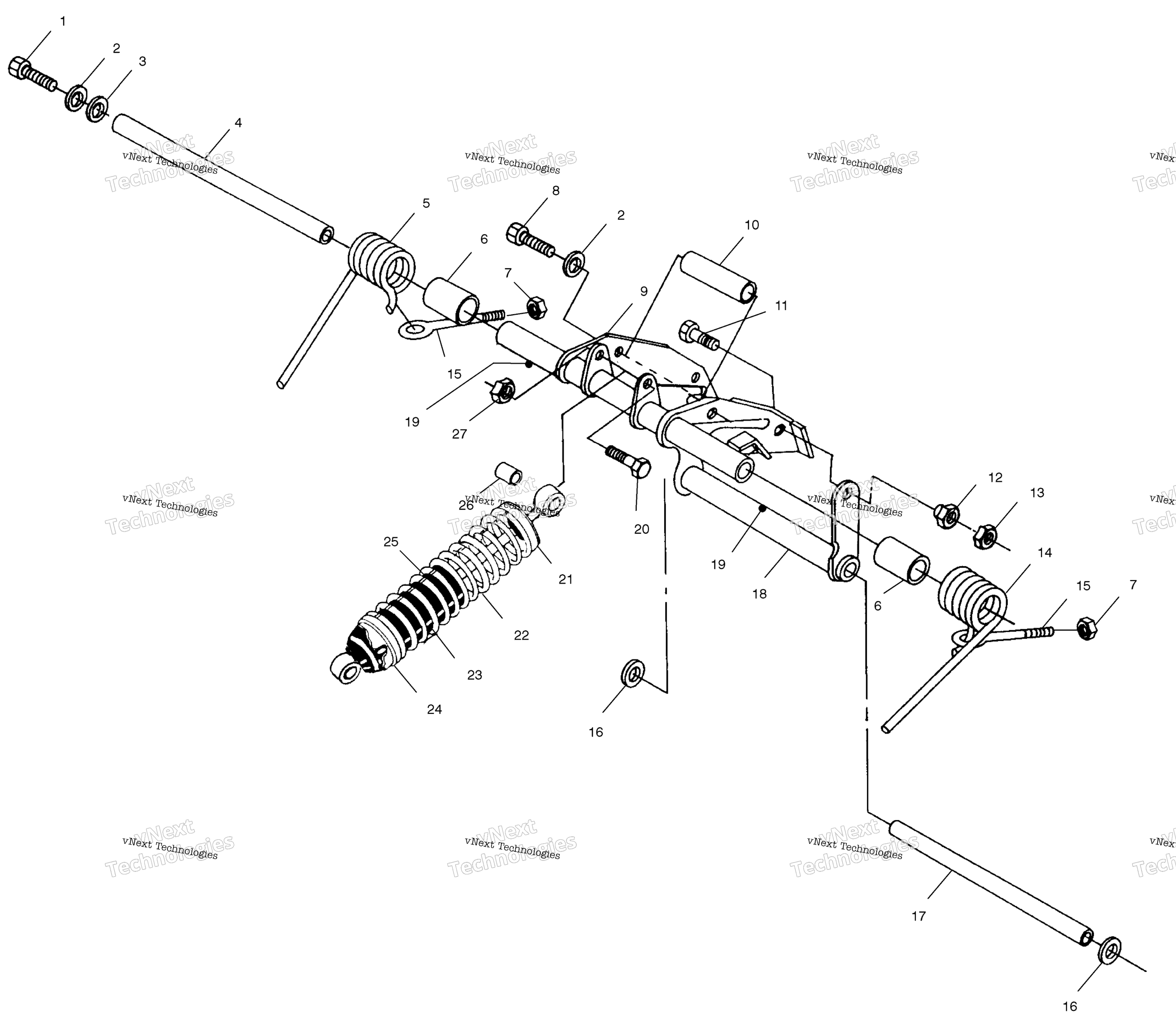 задний Torque Arm