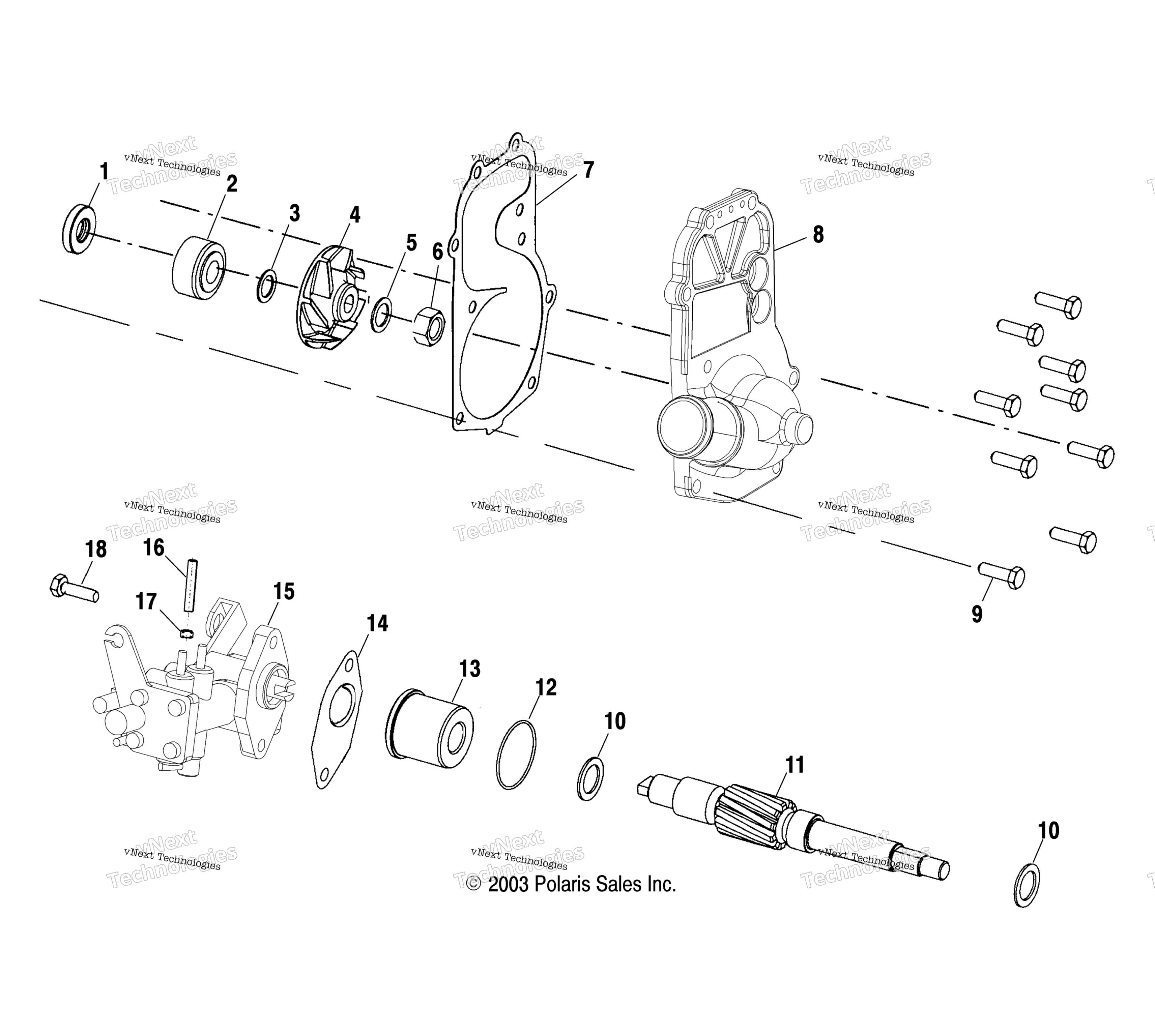 Система охлаждения Pump/Oil Pump /Esa/Esb