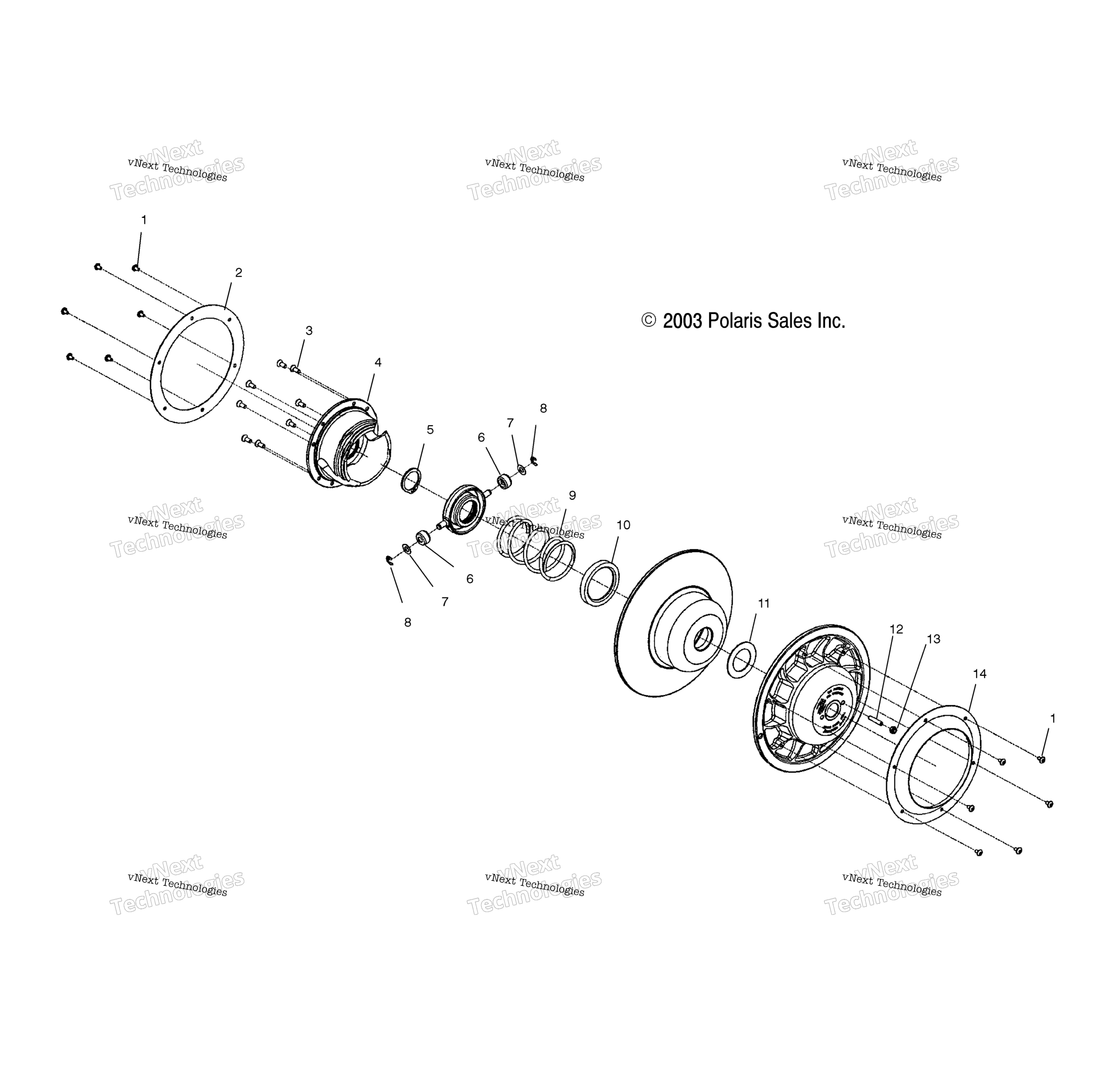 Ведомый Clutch /A/B/C/S04ne5cs/S04np6es/A/B/C/S04ne6es