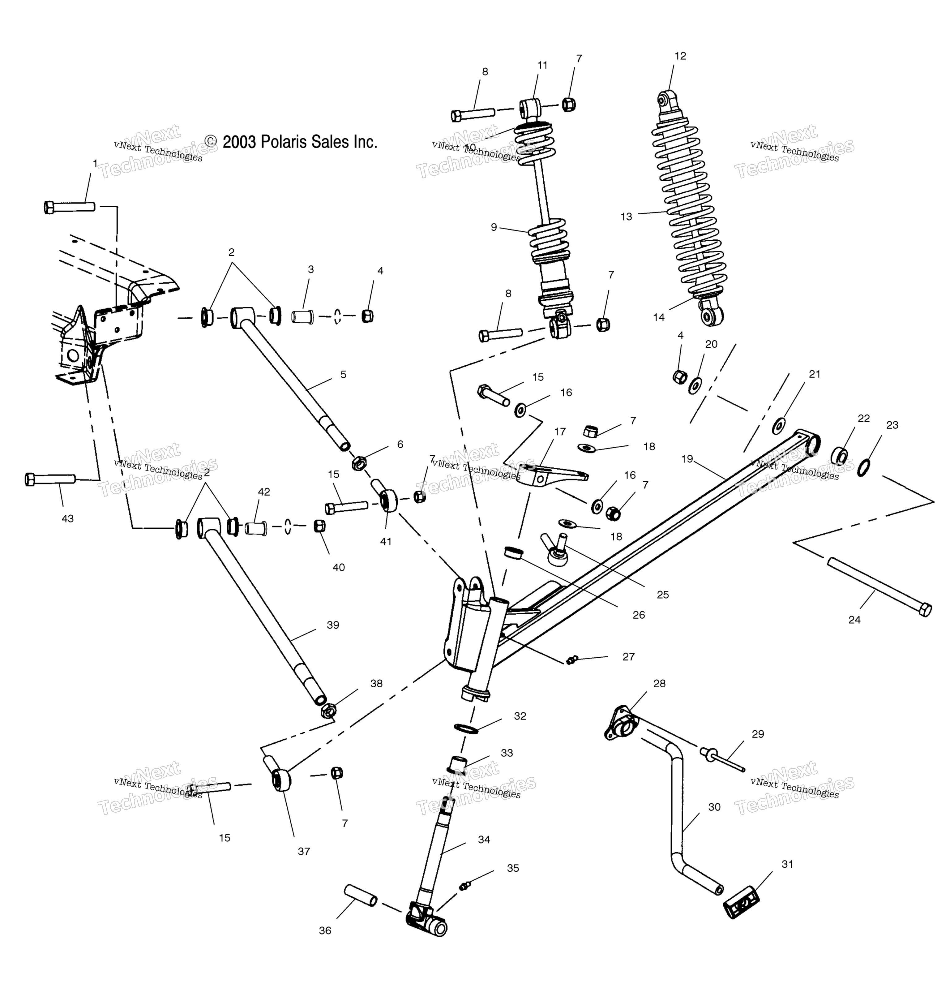 Передняя часть Suspension /A/B/C/S04ne5cs/S04np6es/A/B/C/S04ne6es