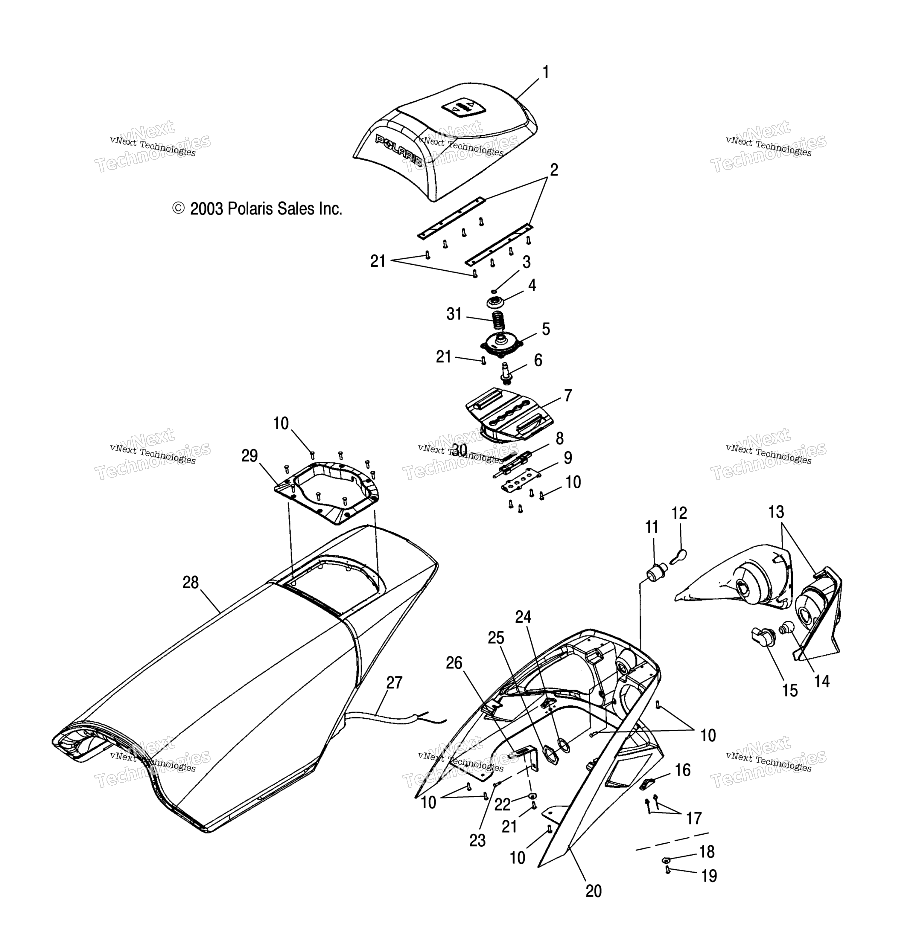 Seat, Adjustable / A / B / C / S04ne5cs / S04np6es / A / B / C / S04ne6es