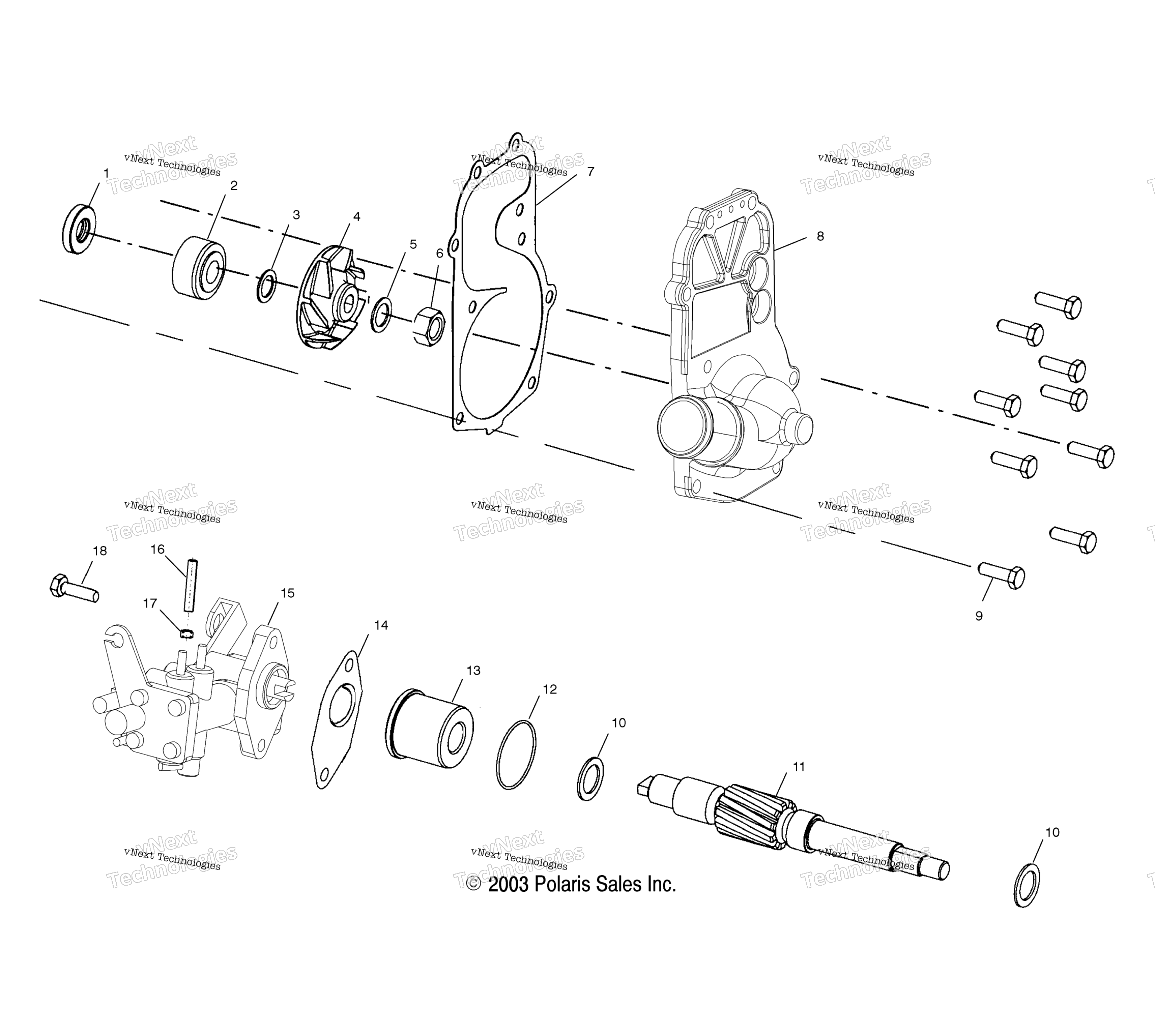 Система охлаждения Pump/Oil Pump /A/B/C/S04ne5cs/S04np6es/A/B/C/S04ne6es
