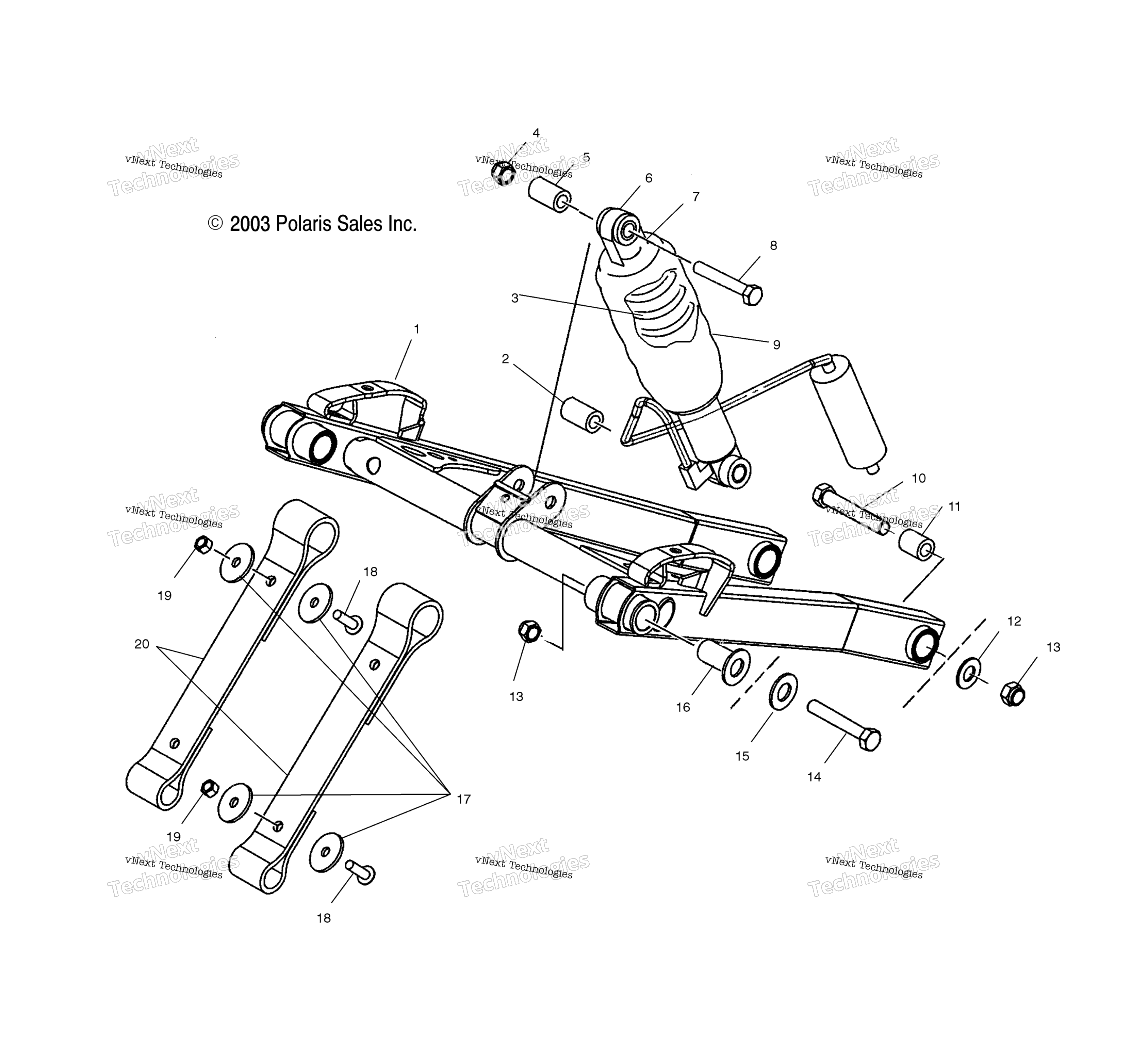 Передняя часть Torque Arm /Ee/S04ny6es/Ee/S04nx7cs/8Cs/S04ny7cs/Ce/8Cs/8Ce
