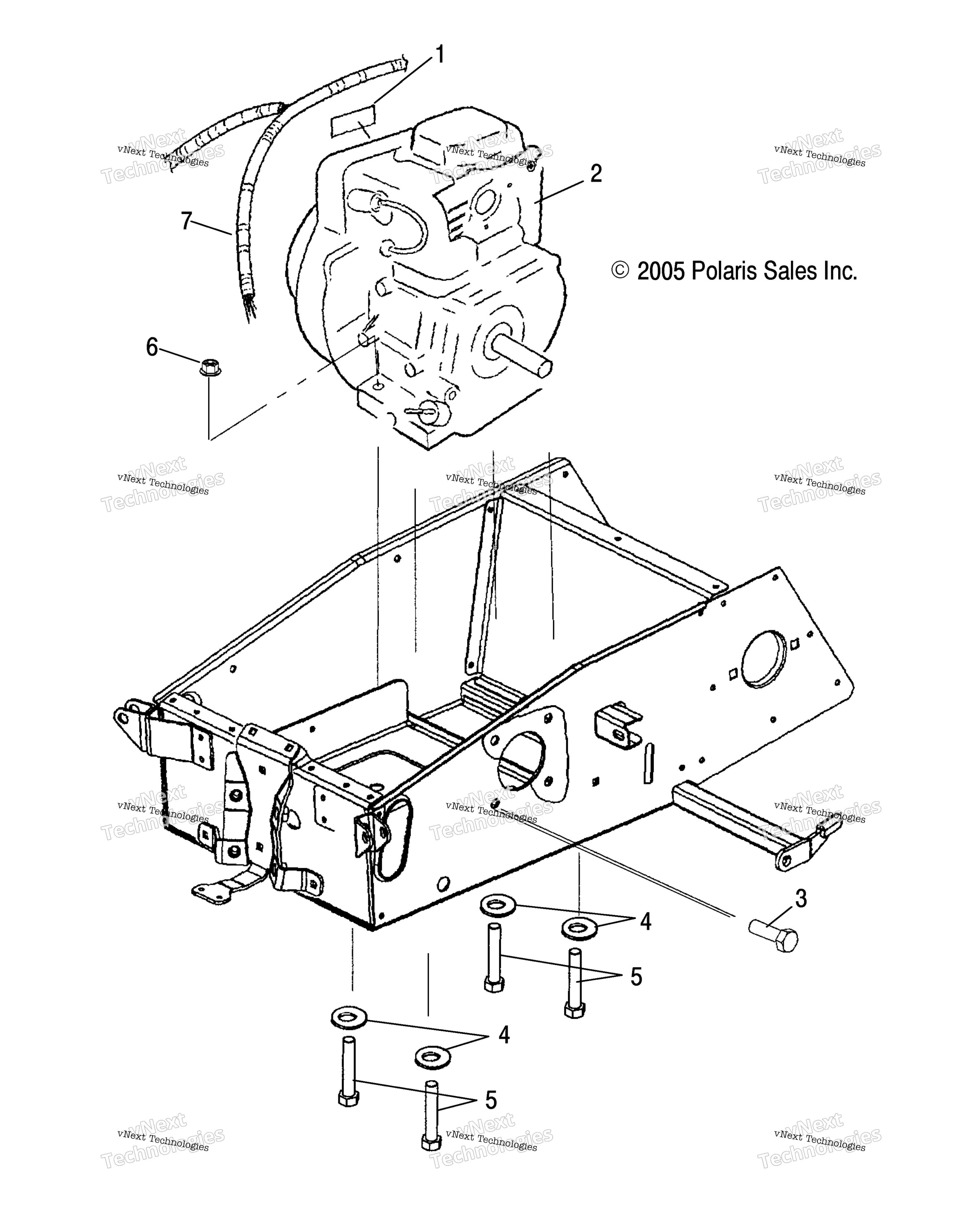 Двигатель Mounting /Ae