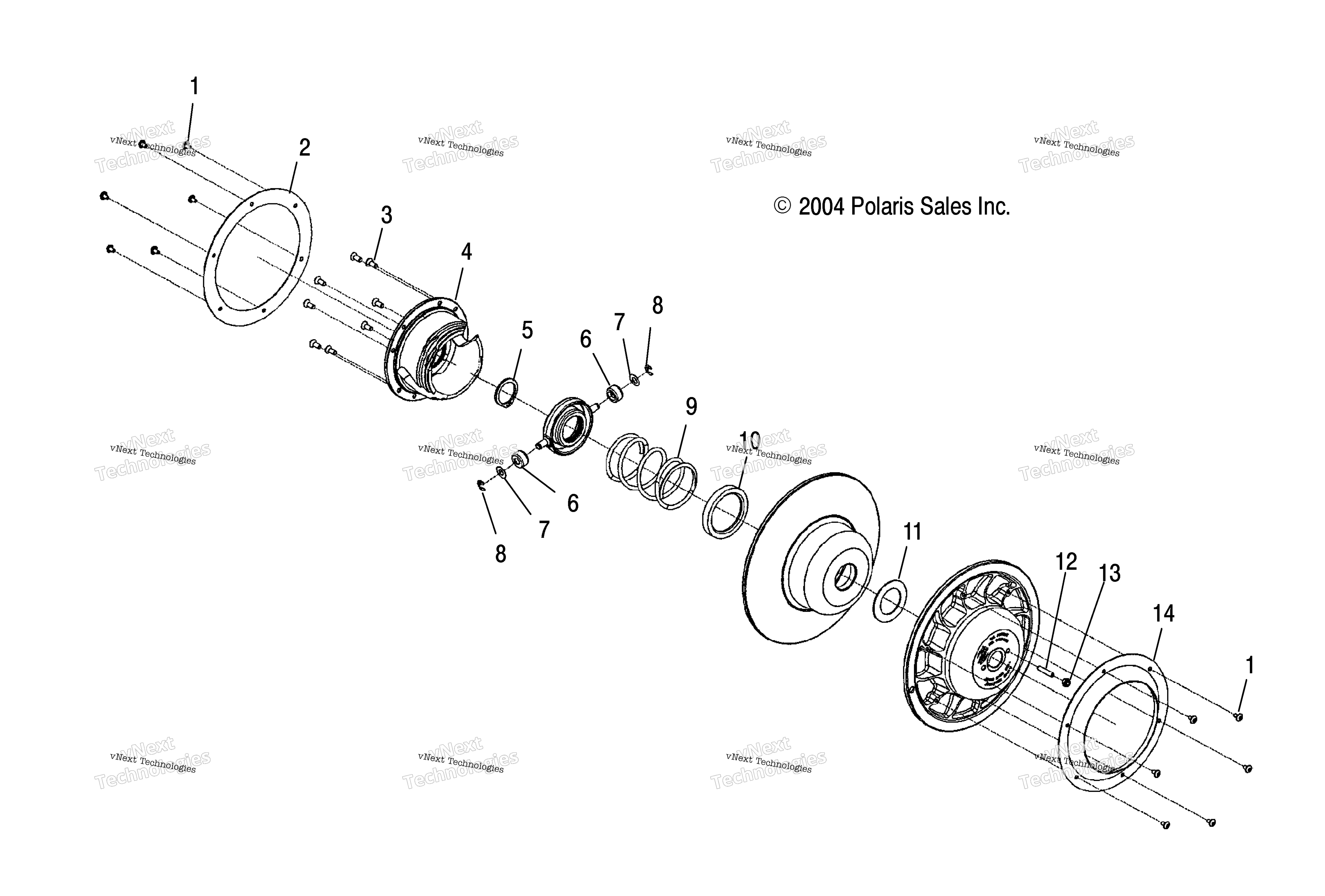 Ведомый Clutch S05np5cs/A/B/Np6es/A/B/Ne5cs/Ne6es/Na6es/Ee