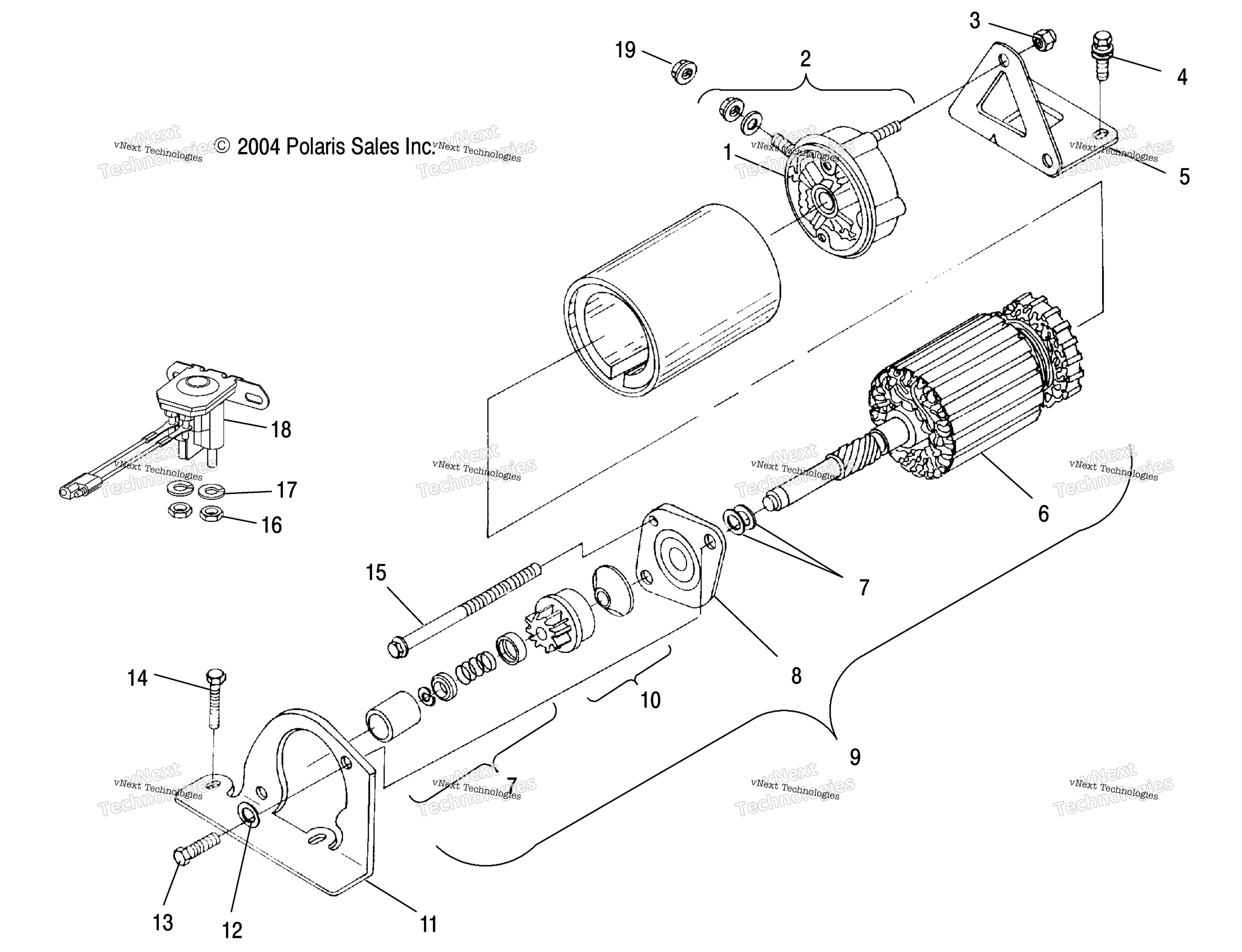 Пусковая система Motor /A/B/S05ne5bs/A
