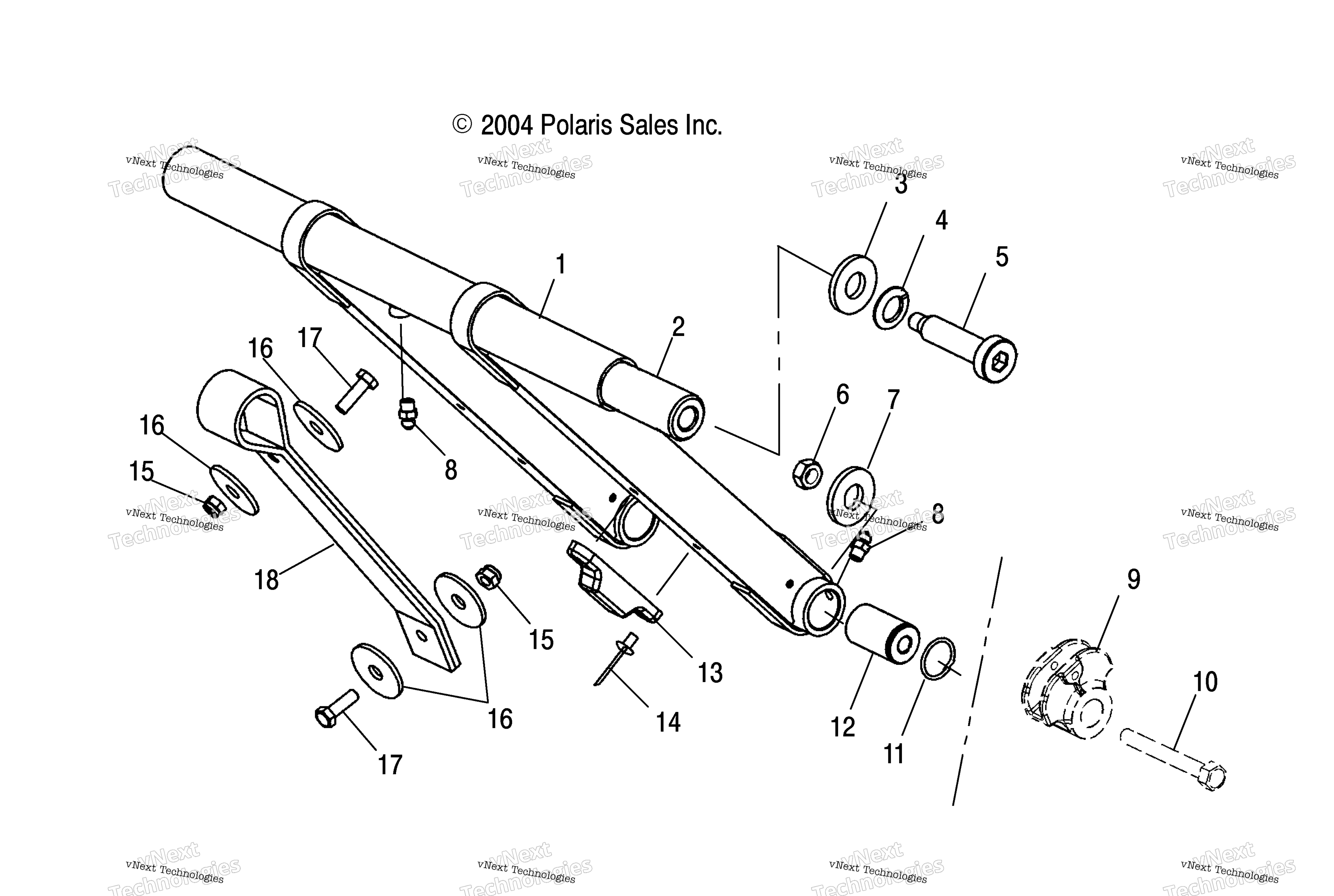 Передняя часть Torque Arm /Be/S05nt5bs/Be