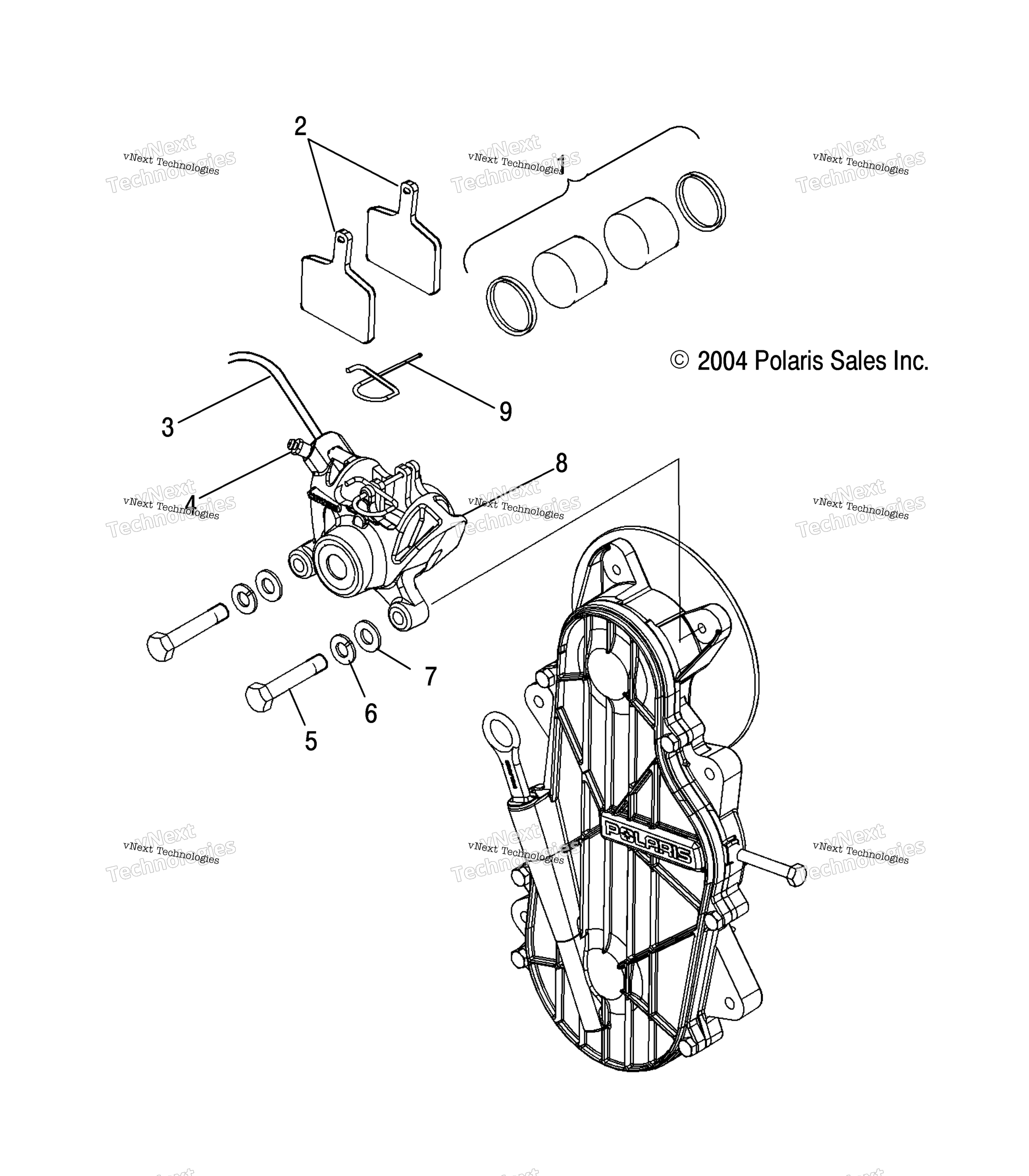 Тормоз Caliper Mounting /All Options