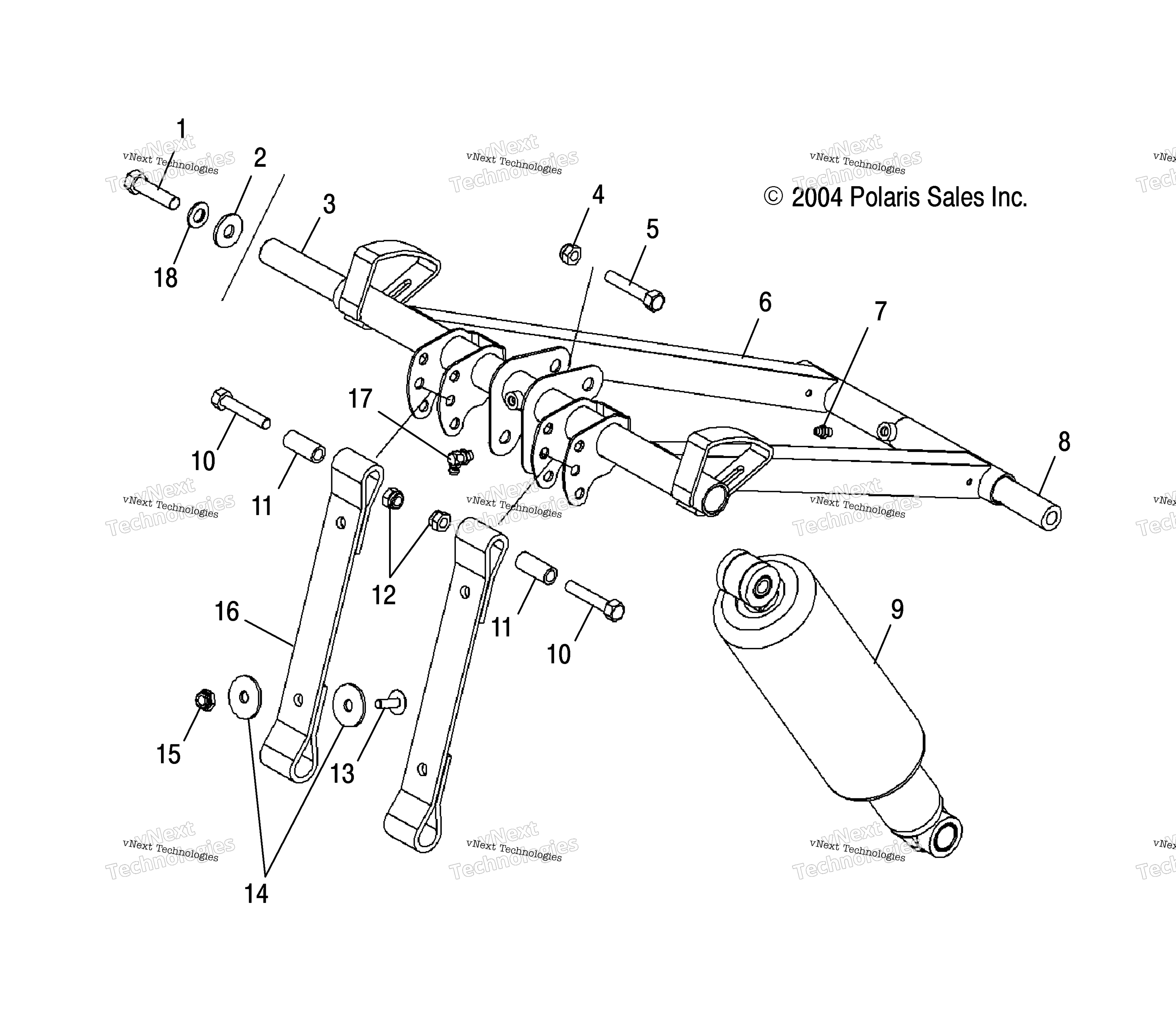 Передняя часть Torque Arm /All Options