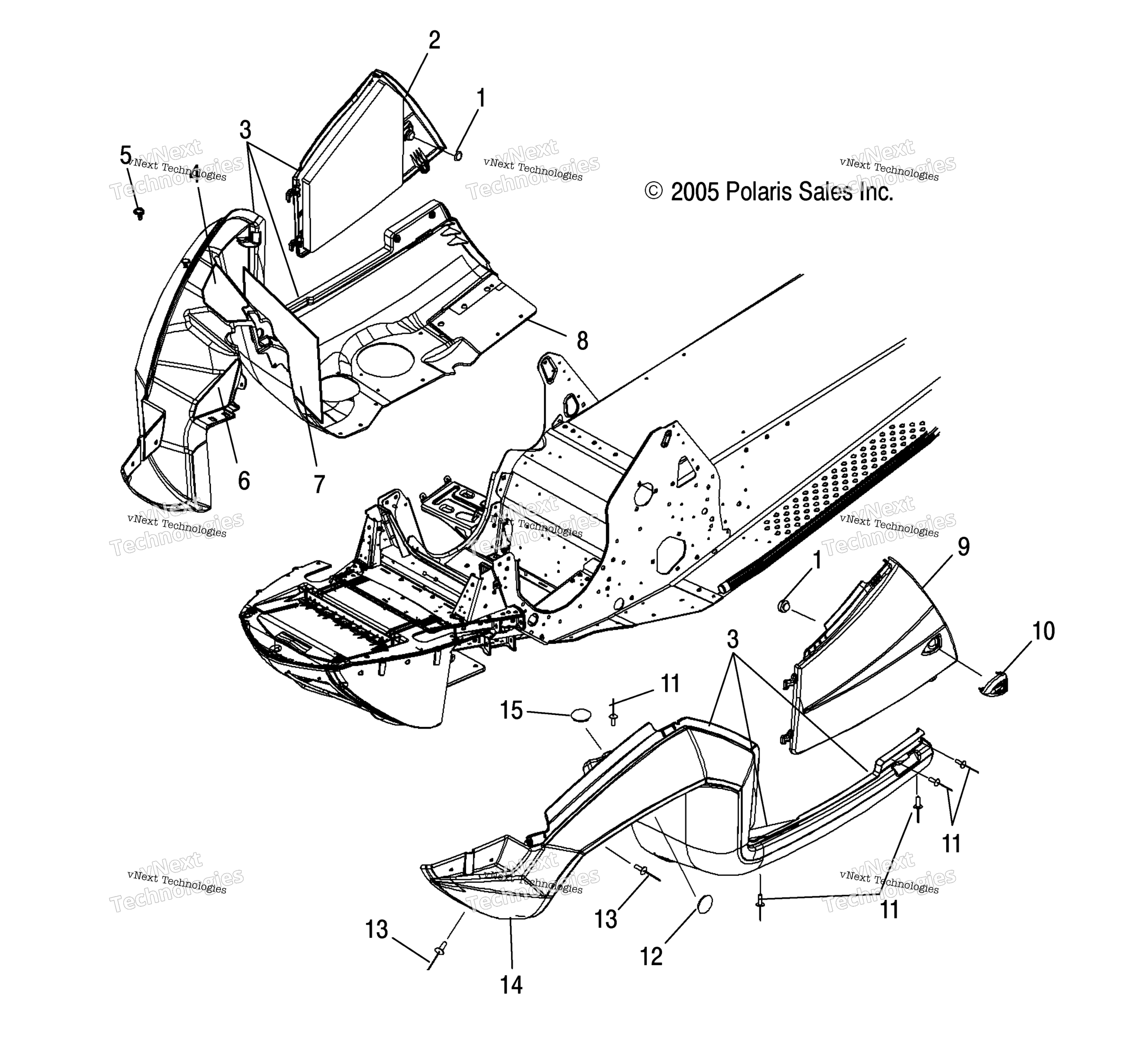 Fenders & Side Panels / Fsa / Fsb / Me6fs / Mc6fs