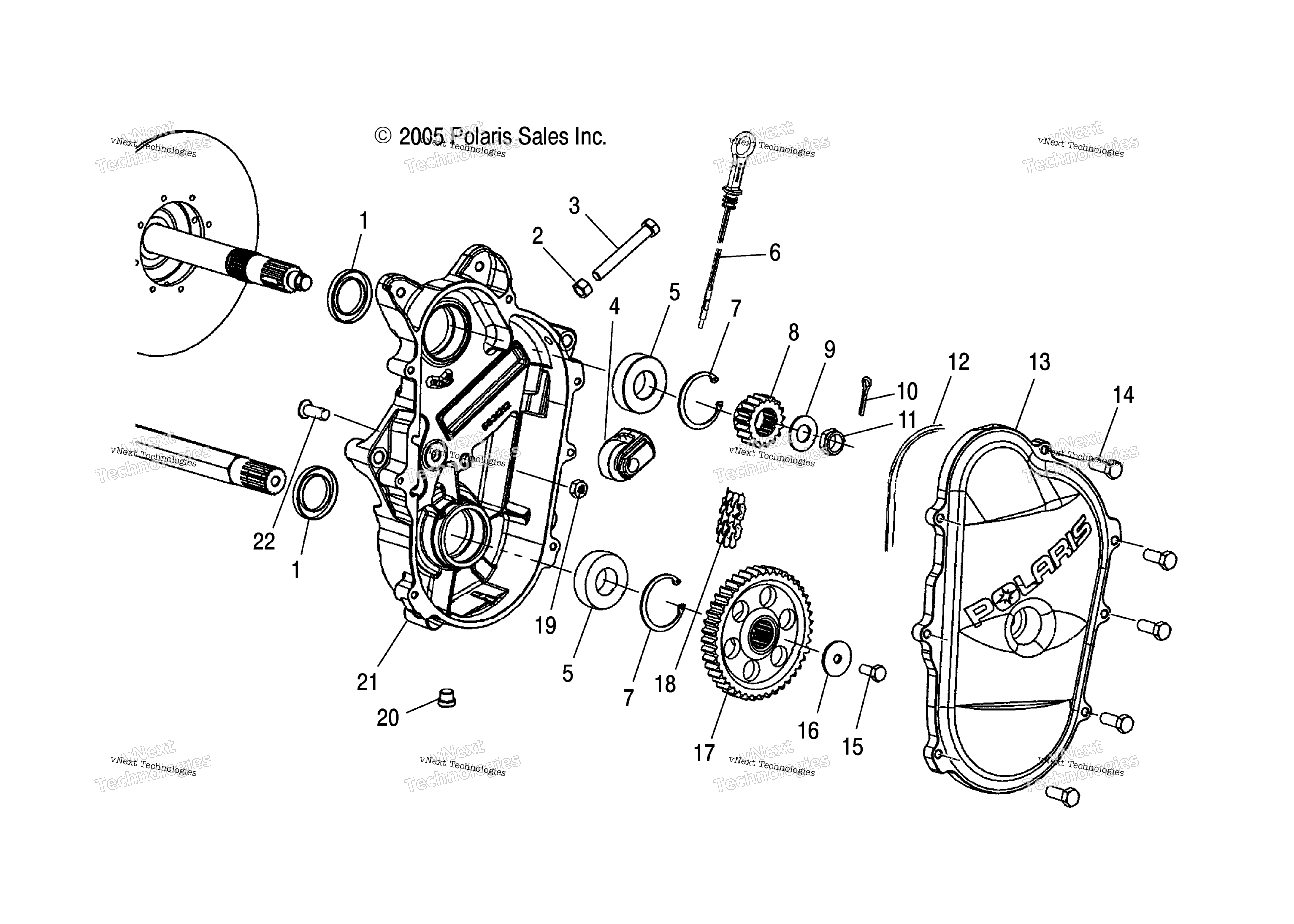 Картер цепи /Nt5bsa
