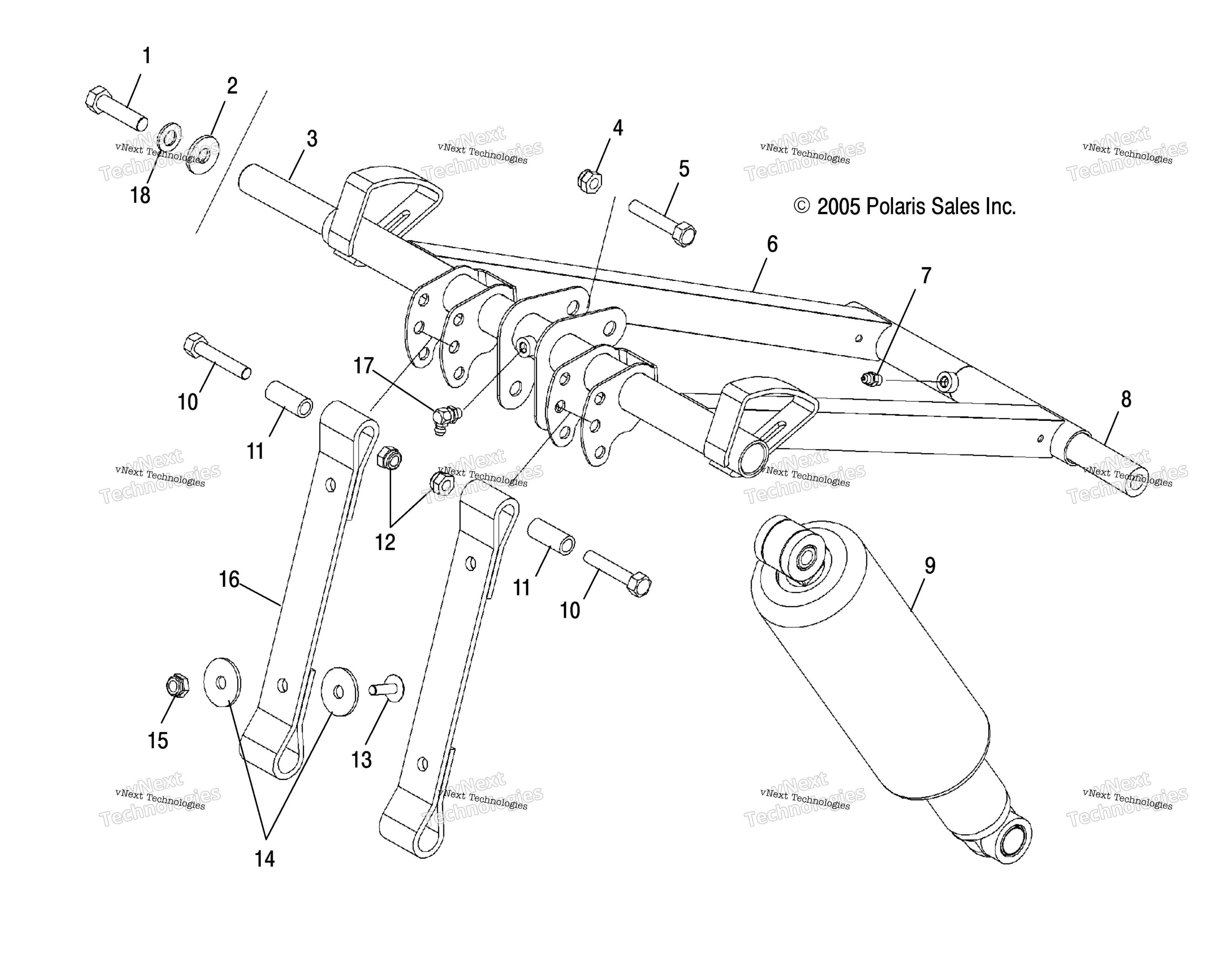 Torque Arm, передний / Fsa