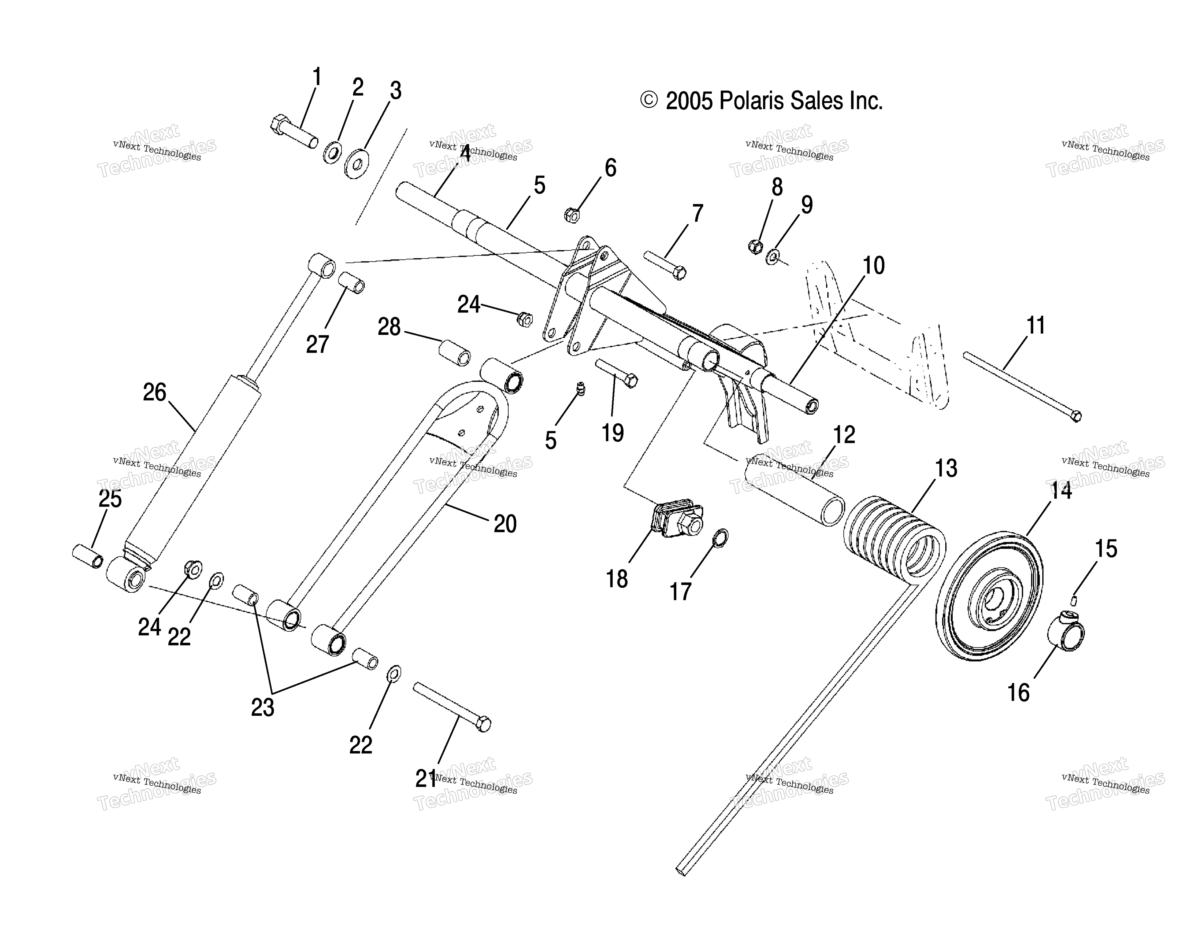 Torque Arm, задний