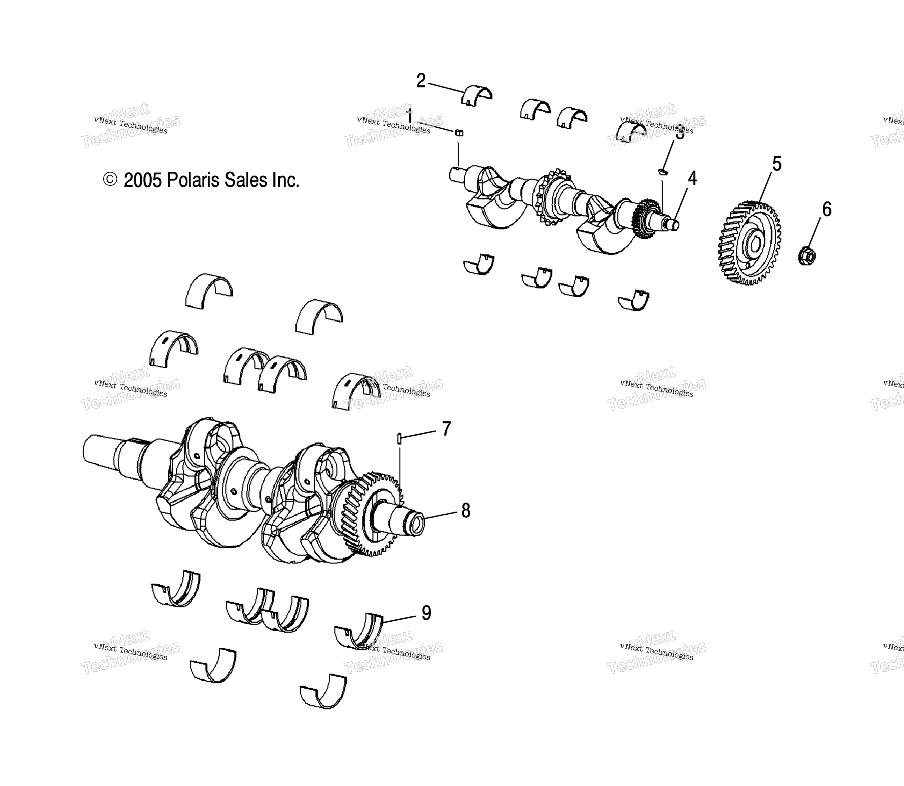 Коленчатый вал & Balance Shaft /Fs