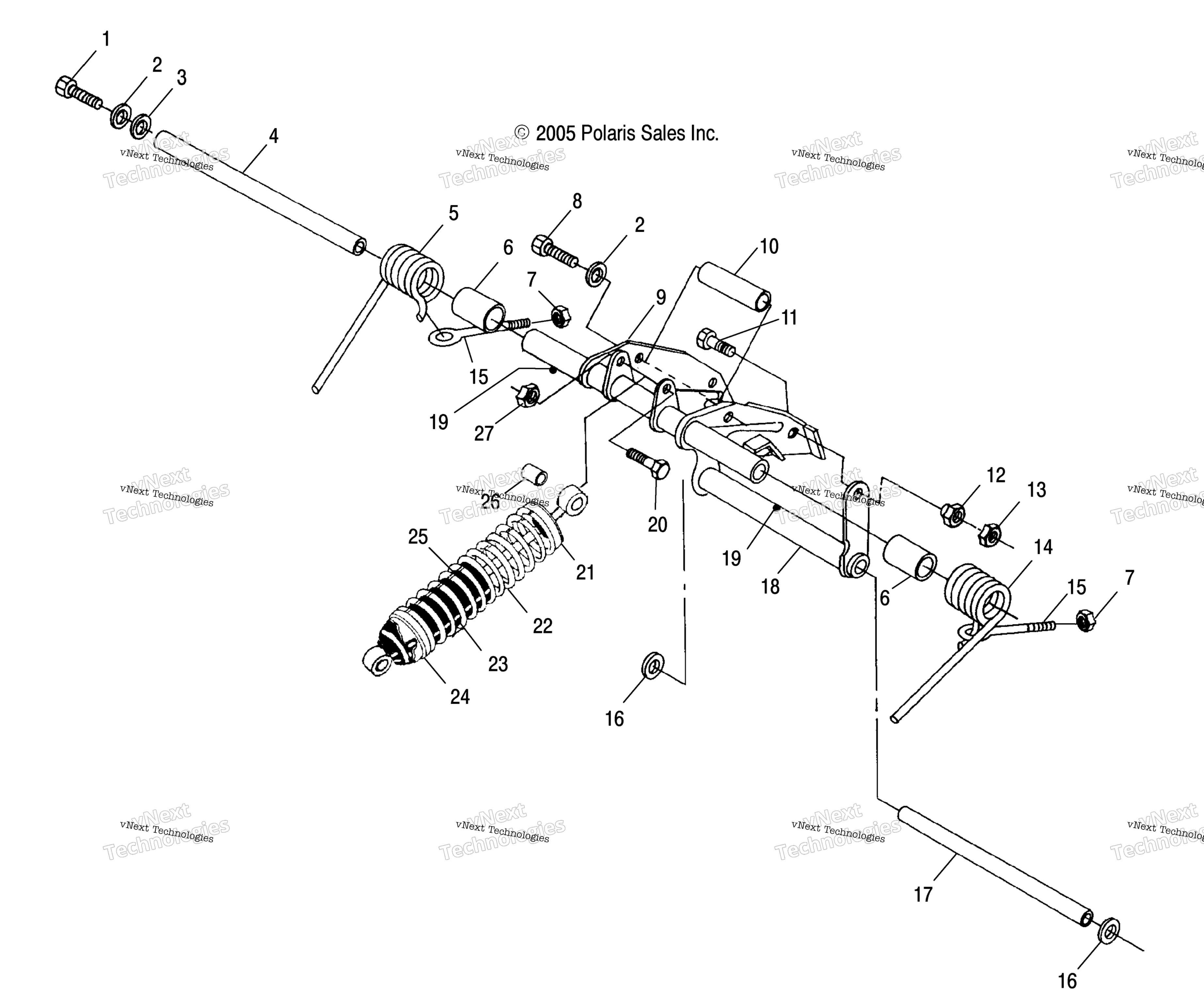 Torque Arm, задний