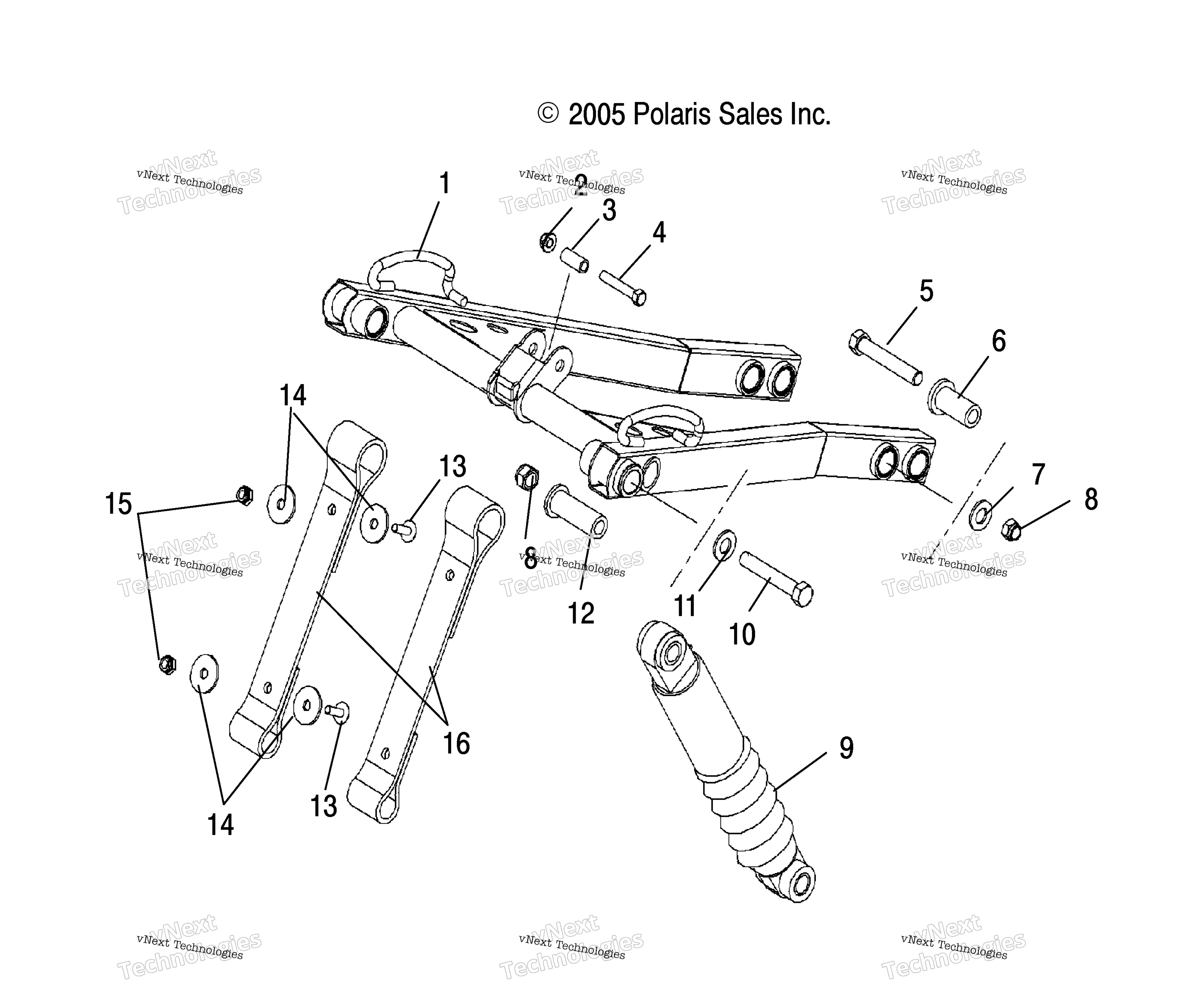 Torque Arm, передний