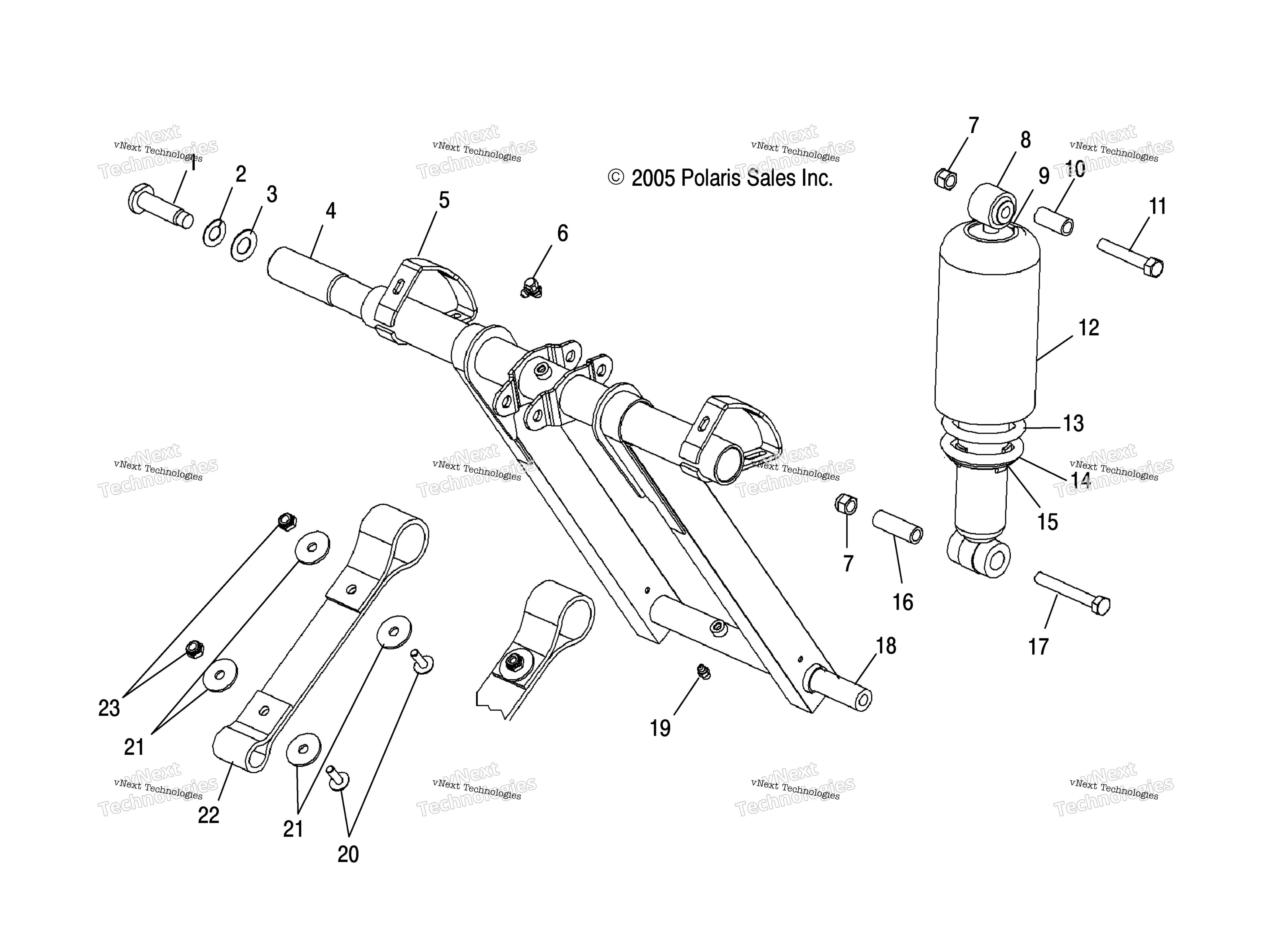Torque Arm, передний