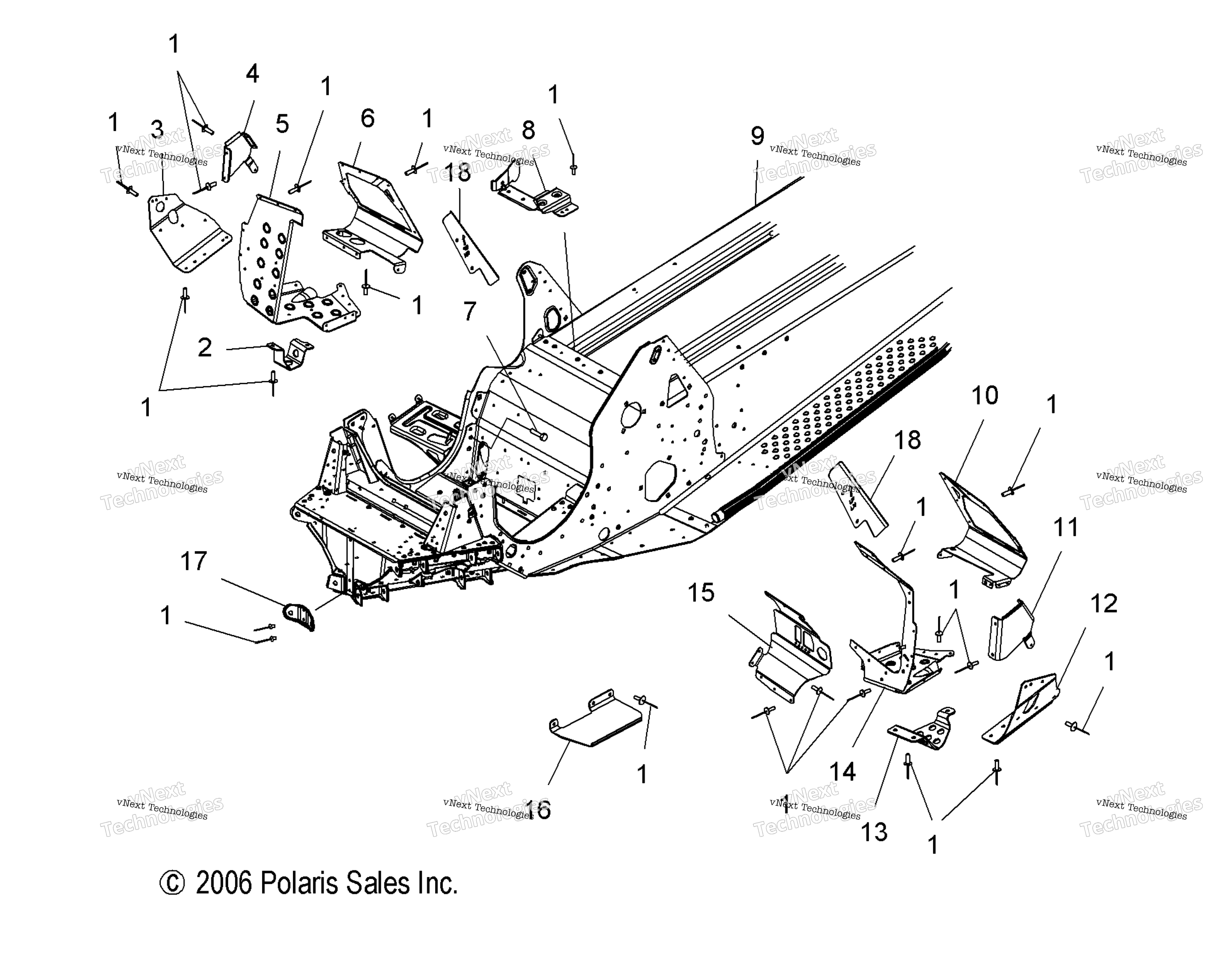 Chassis, передний