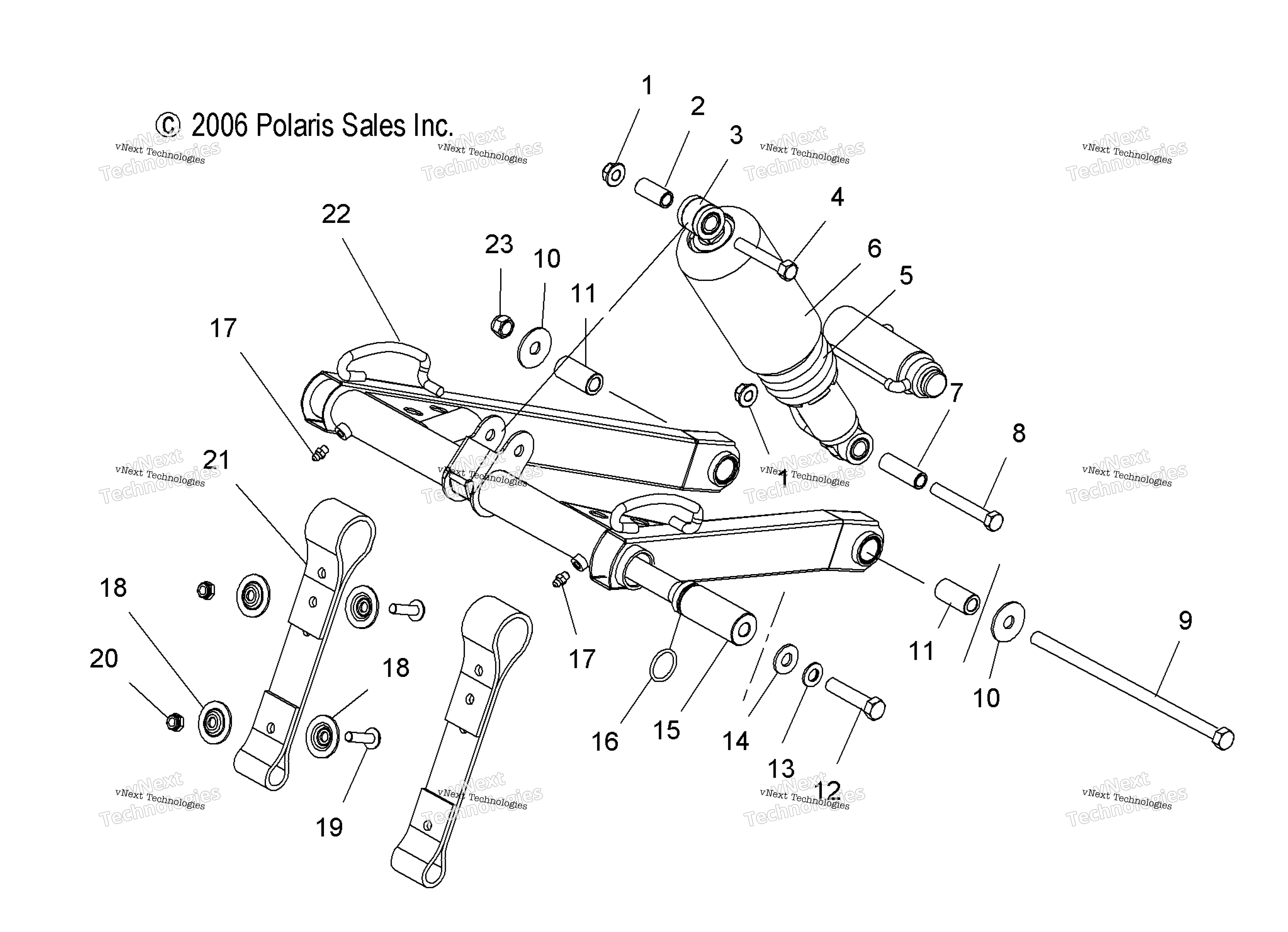 Torque Arm, передний