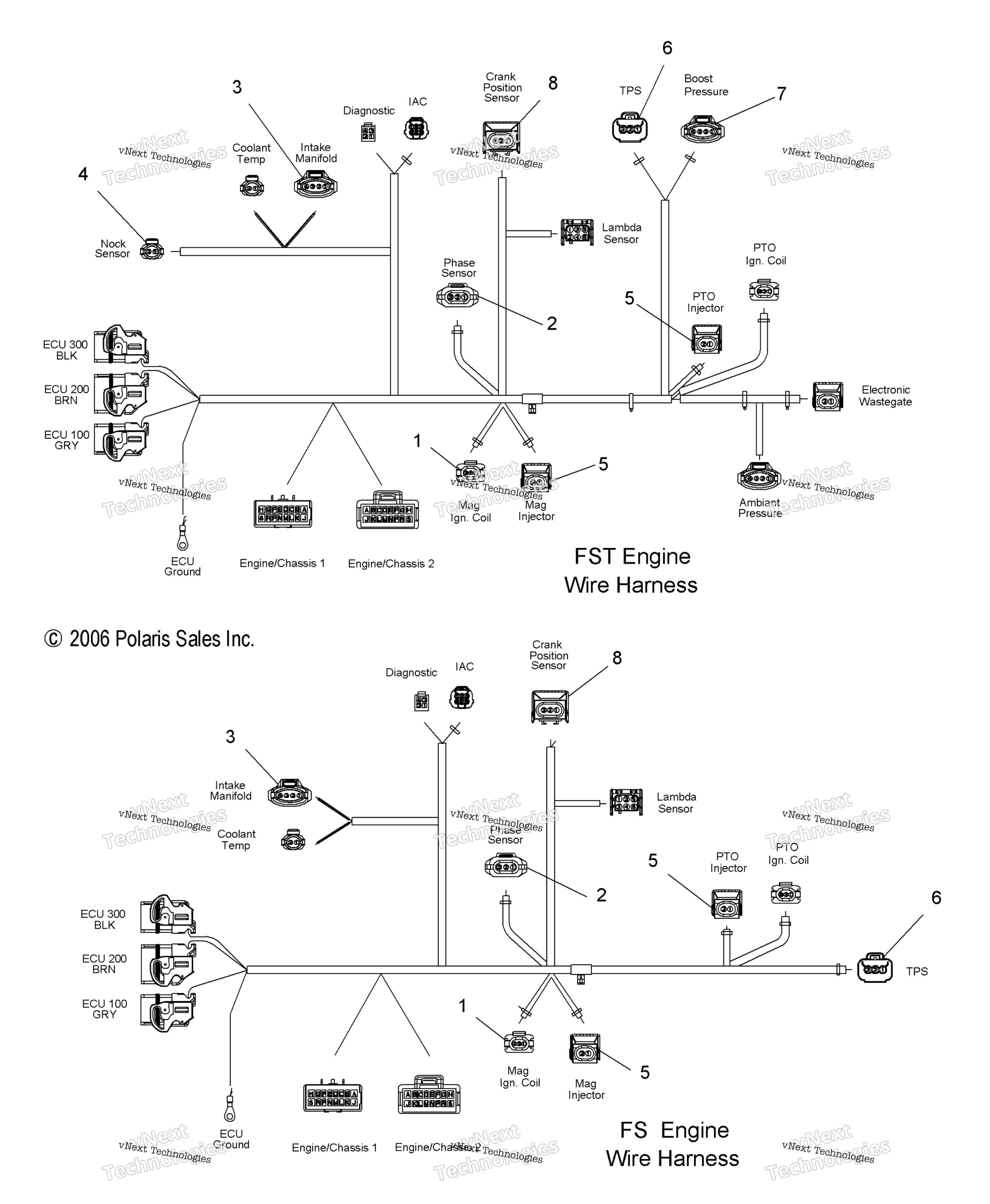 Двигатель Wire Harness Kit