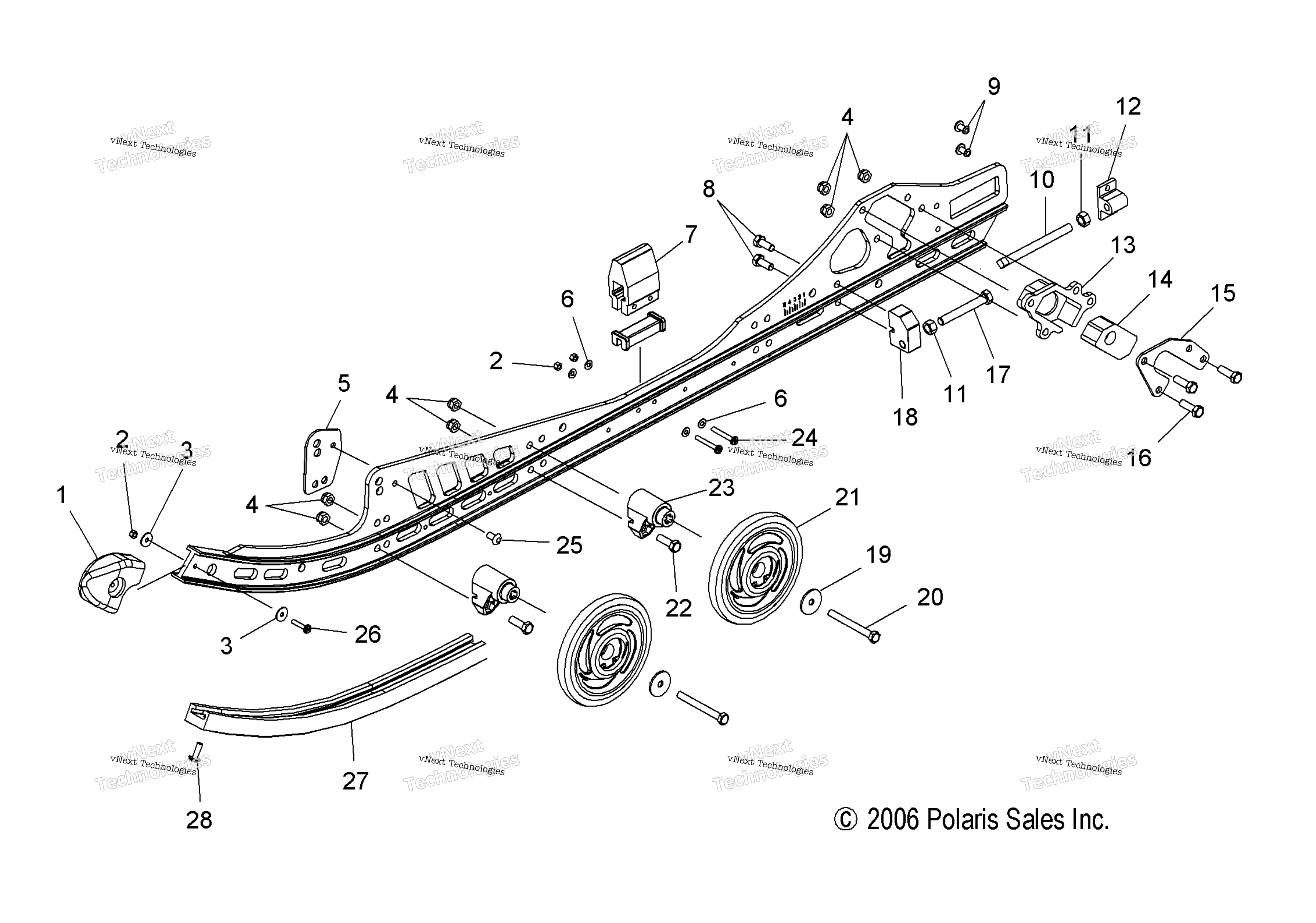 Suspension, Rail крепление S07pt7es / Pt7ee / Ft7fs / Pt7fe Fs / Fst