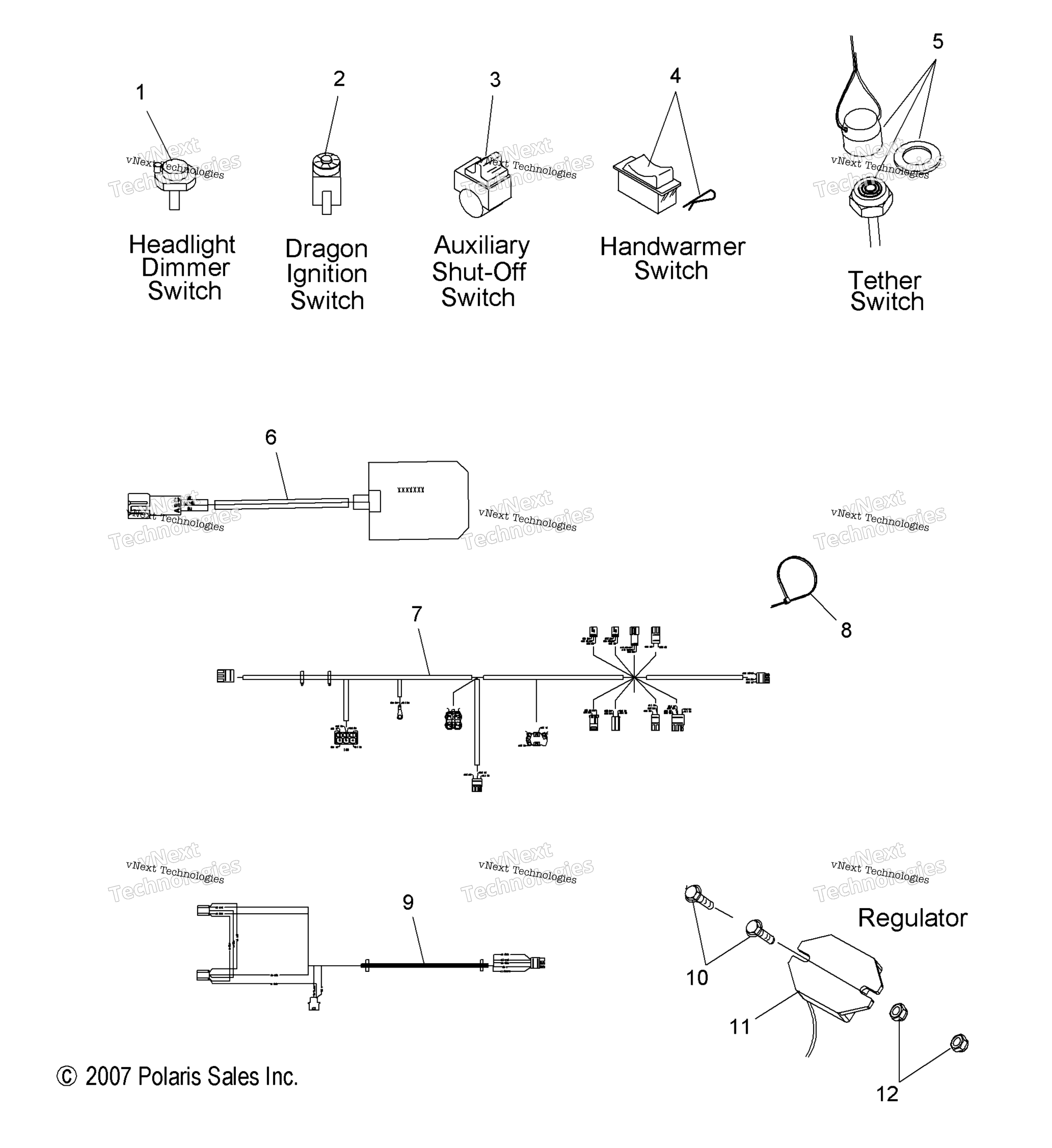 Electrical, Switches и Components