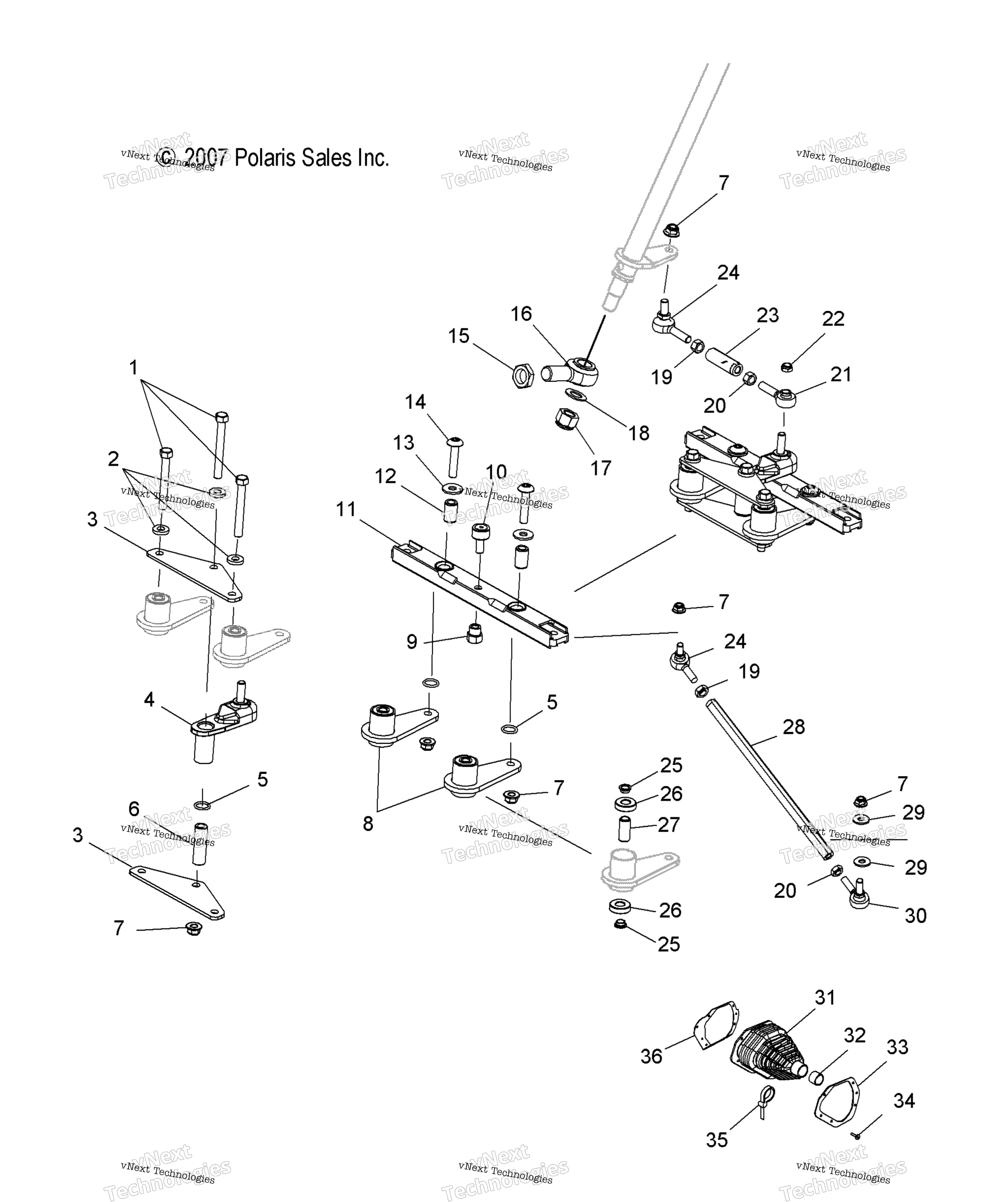 Steering, нижний