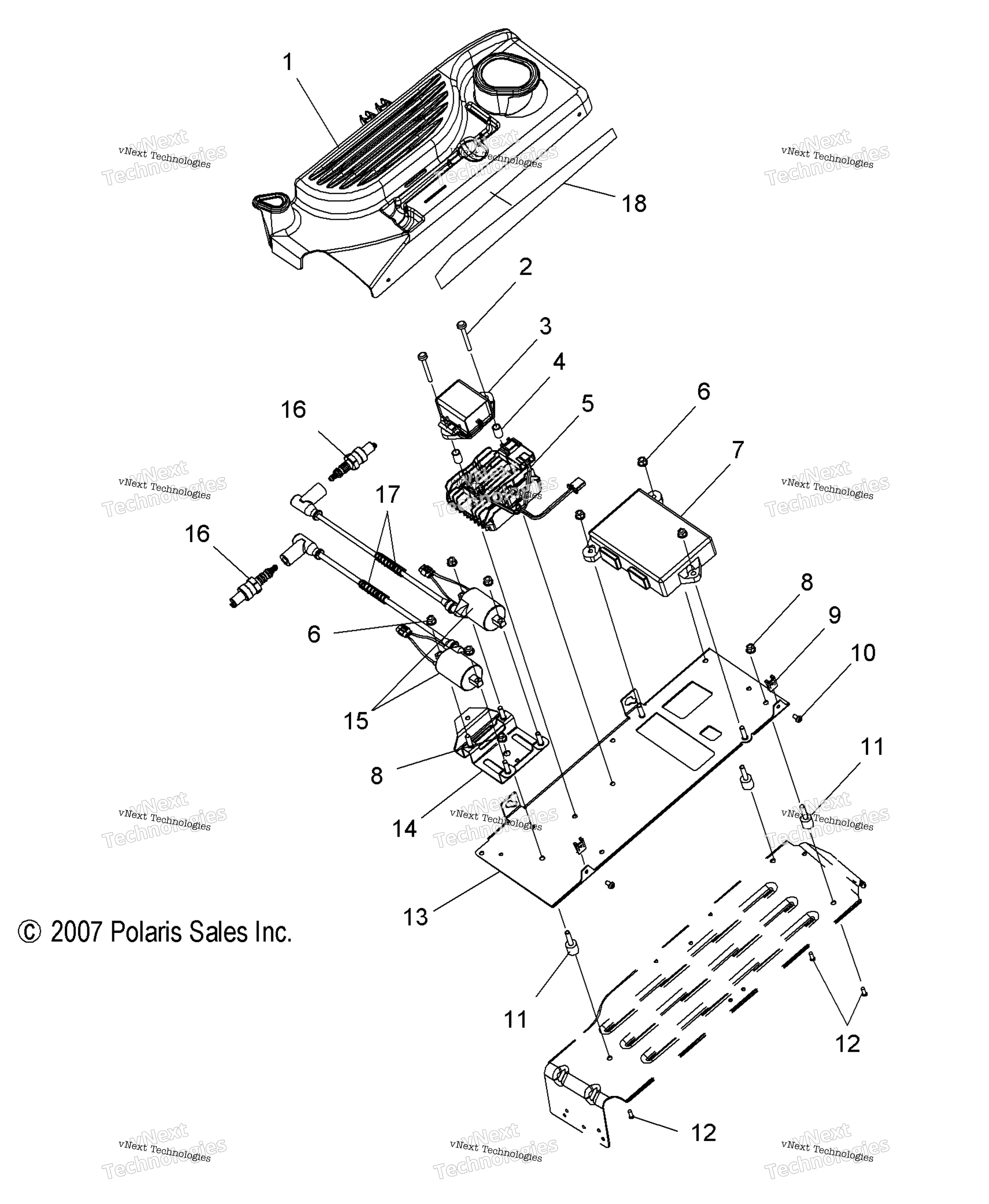 Electrical, электрооборудование Plate Asm. All Options