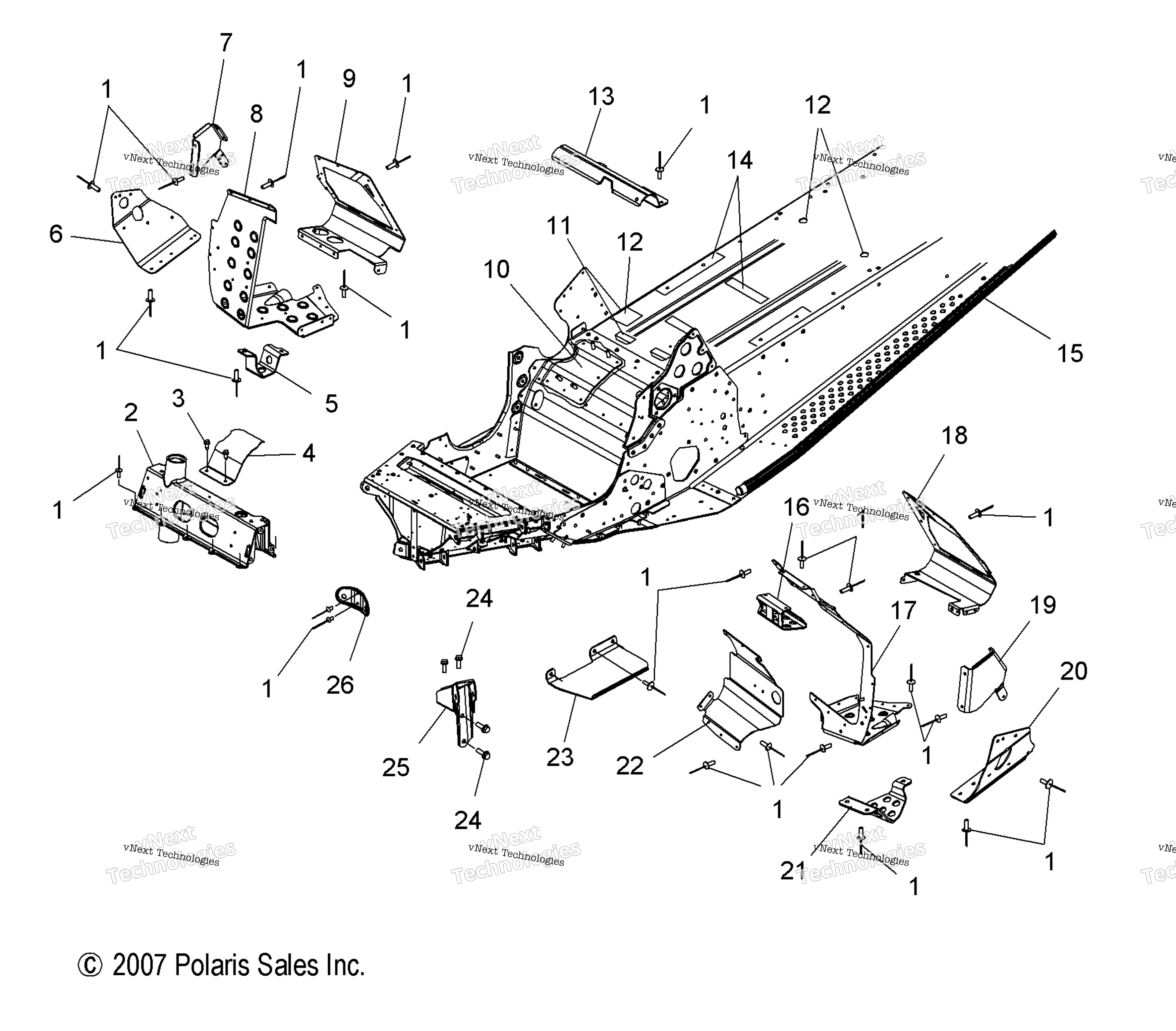 Chassis, передний