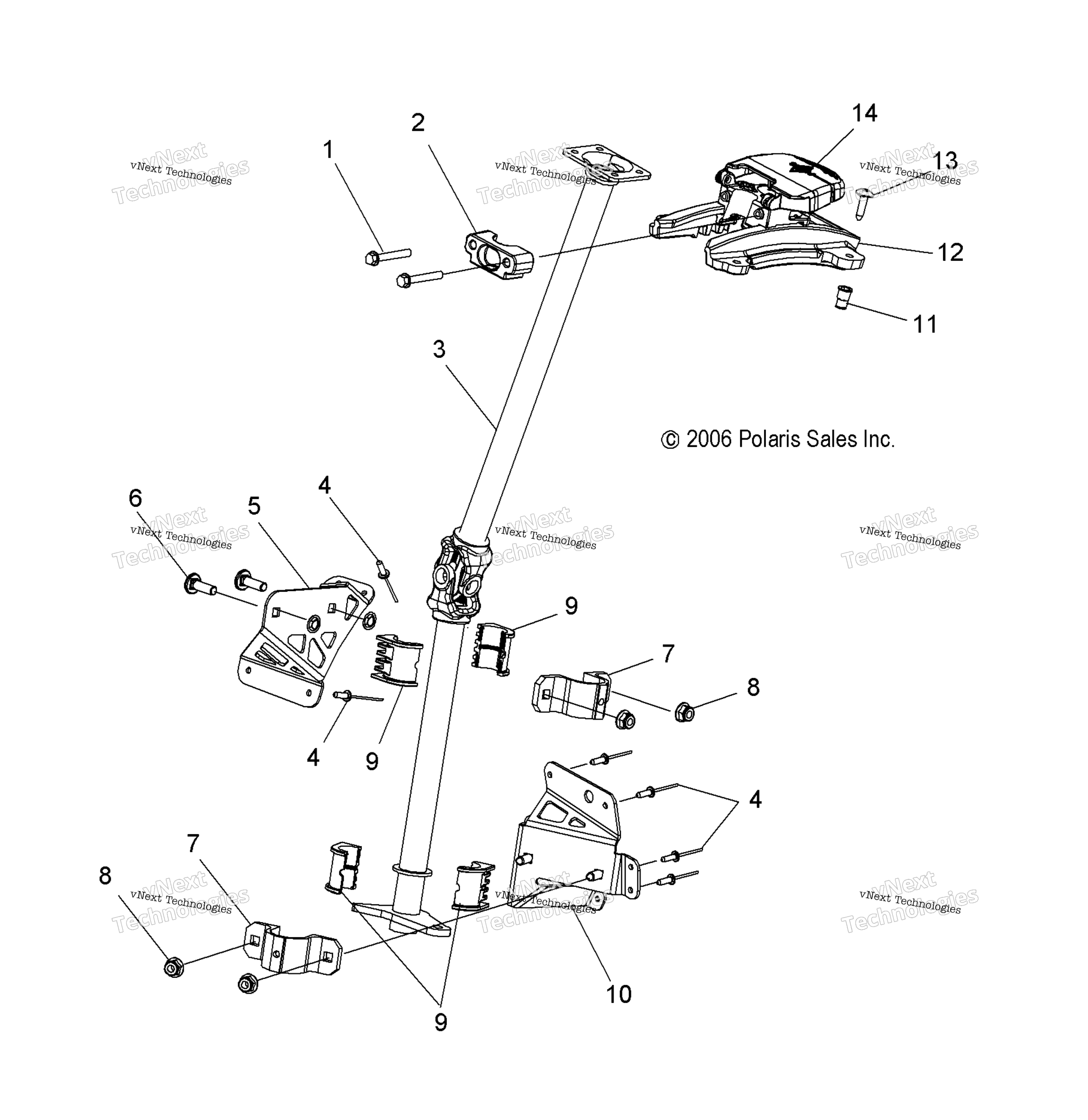 Steering, рулевое управление Post Asm
