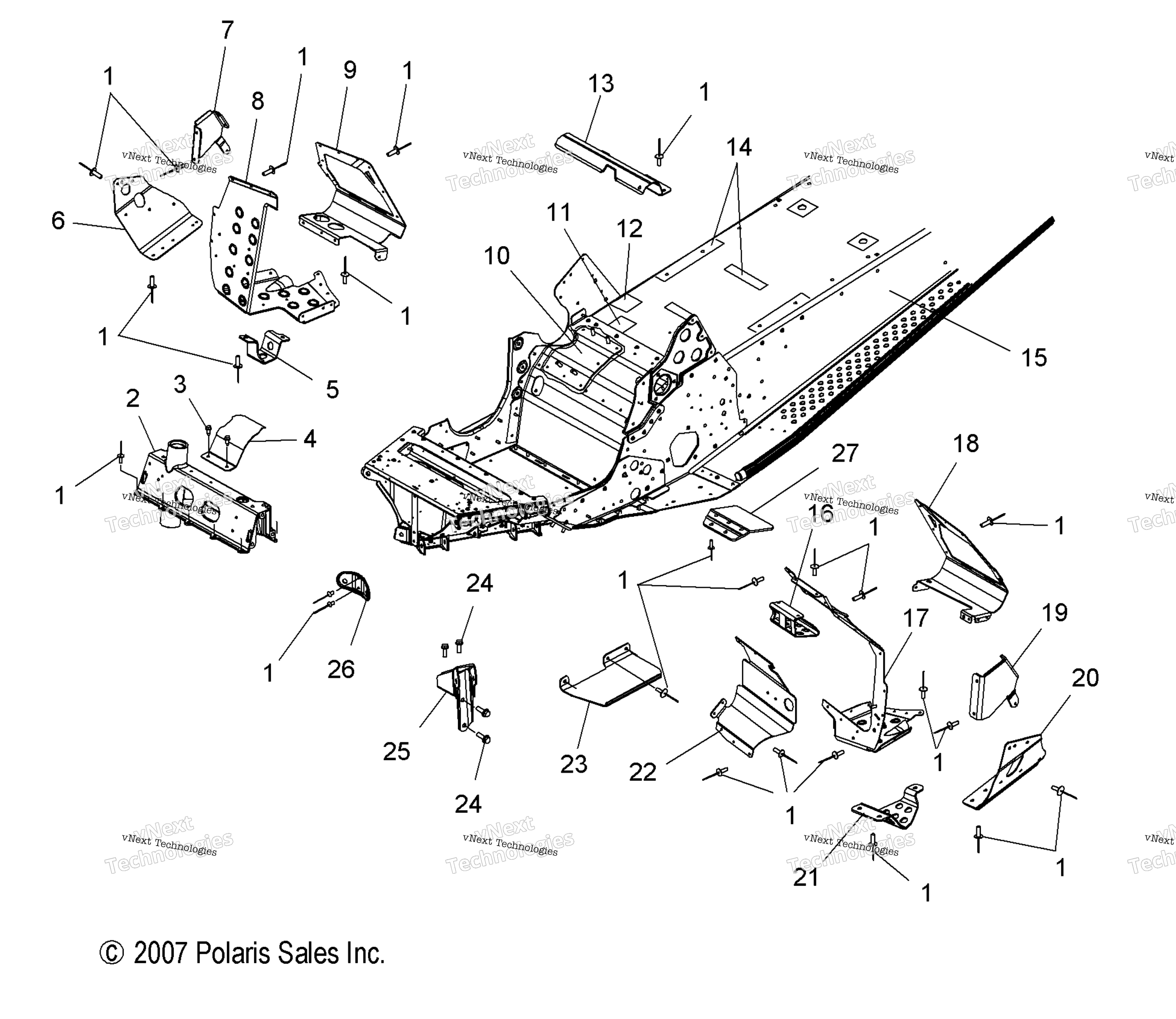 Chassis, передний