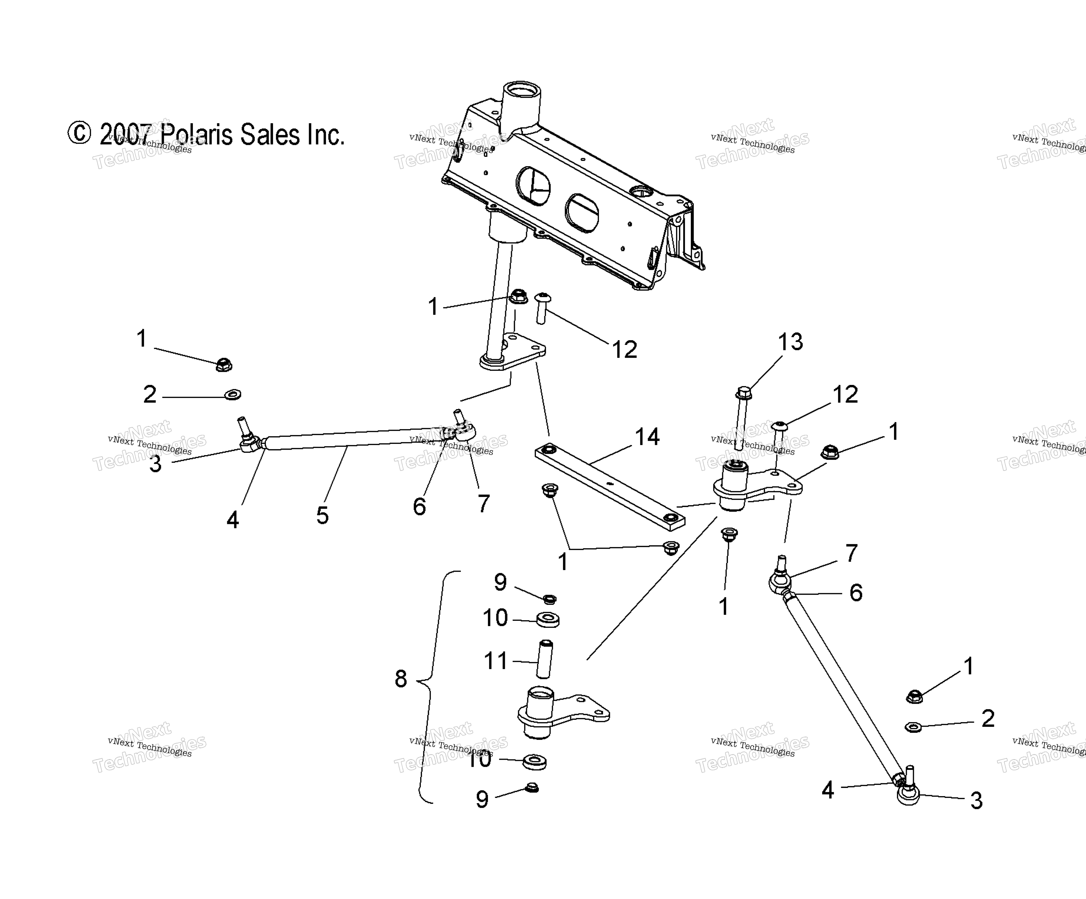 Steering, Lower & тяга Rods