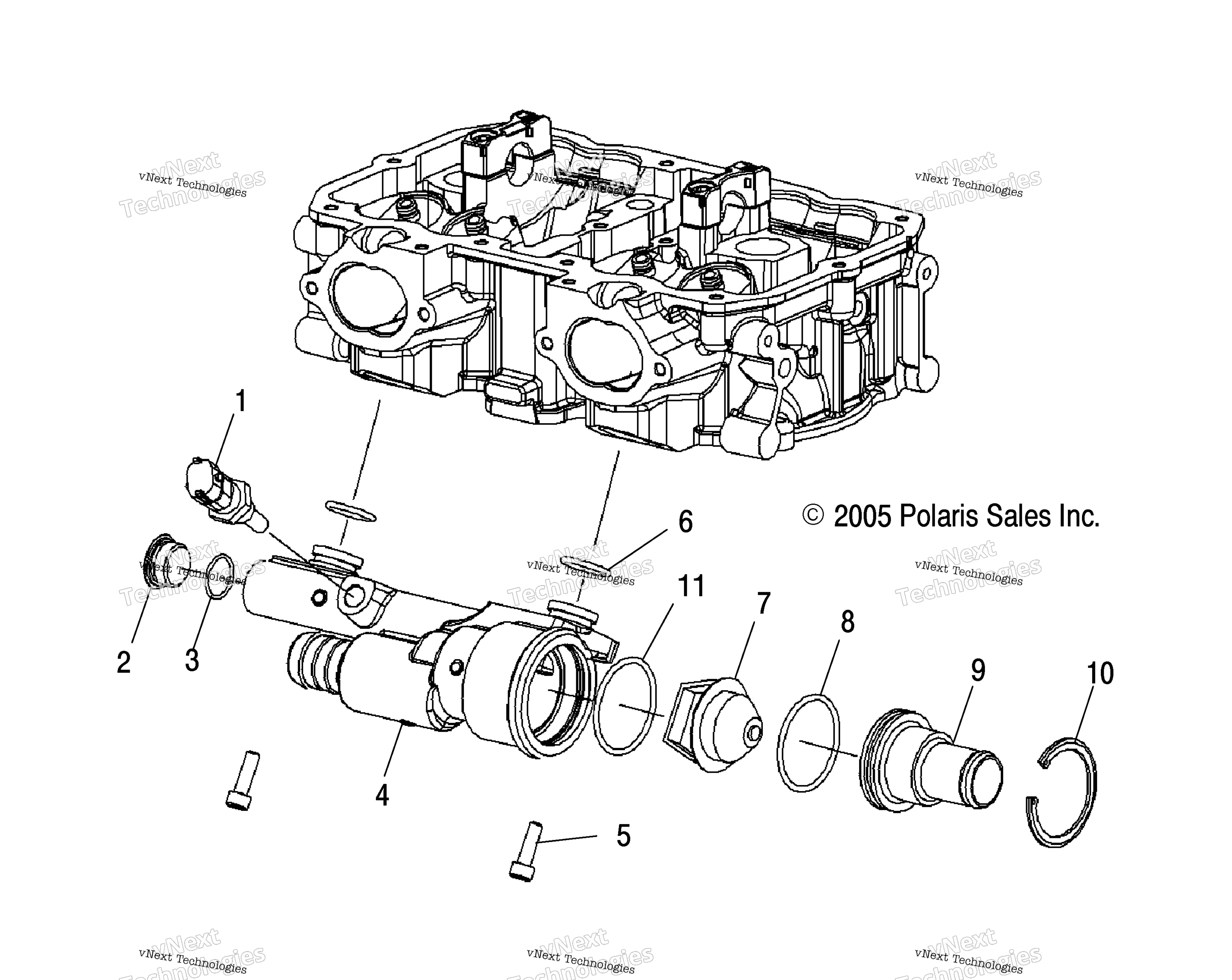 двигатель Coolant Rail
