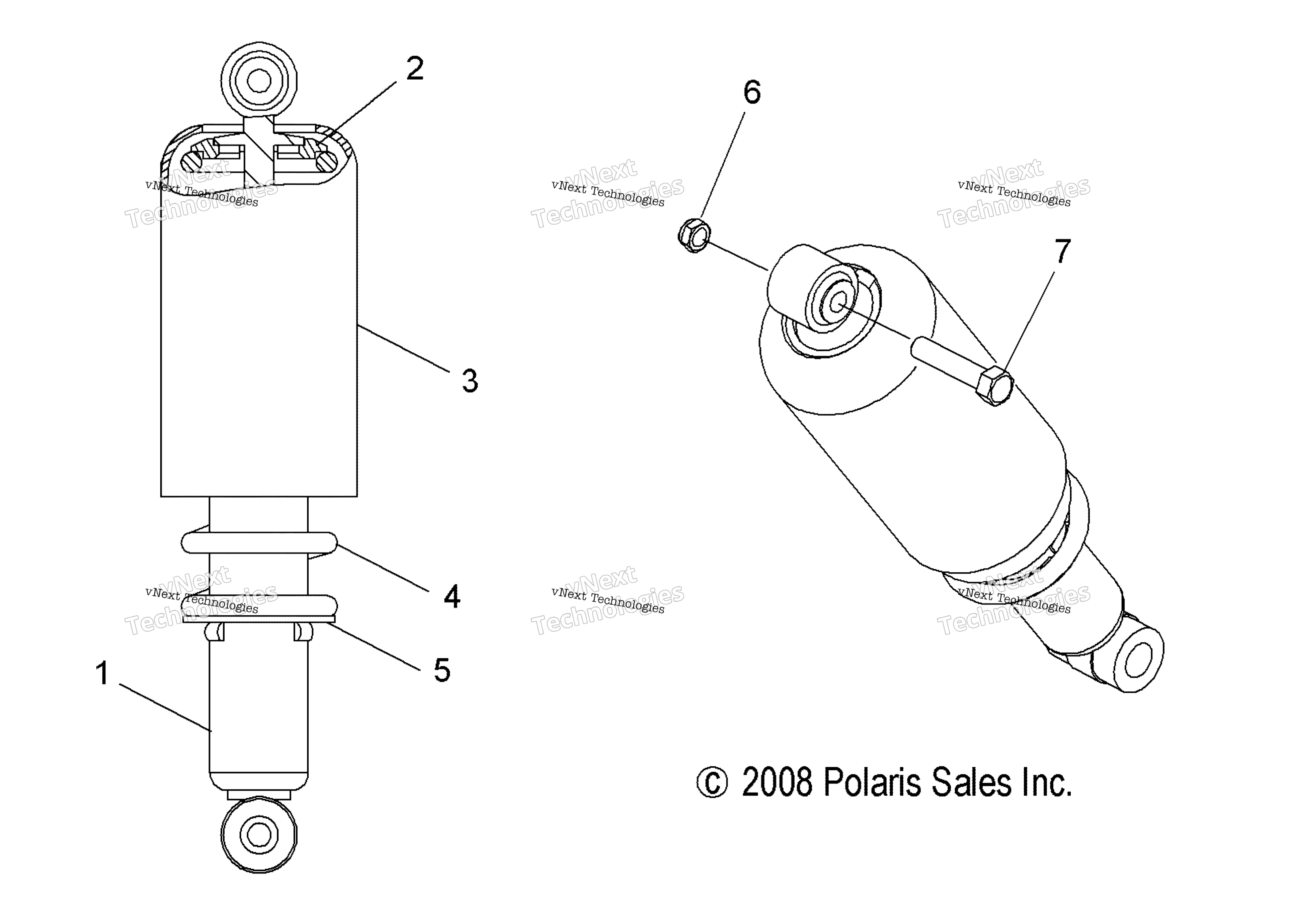 Suspension, Shock, передний