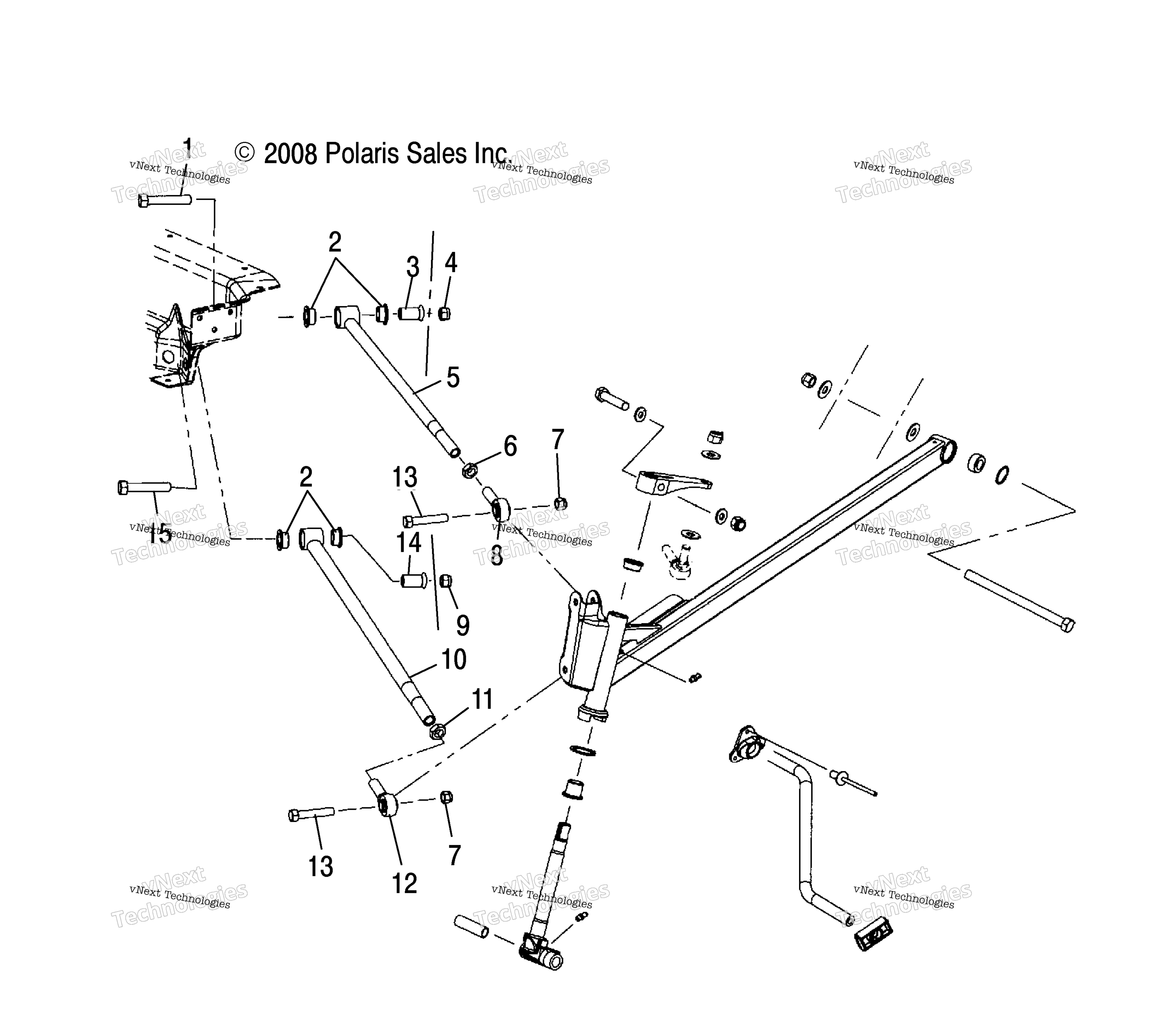 Suspension, Radius Rods & Trailing рычаги 1