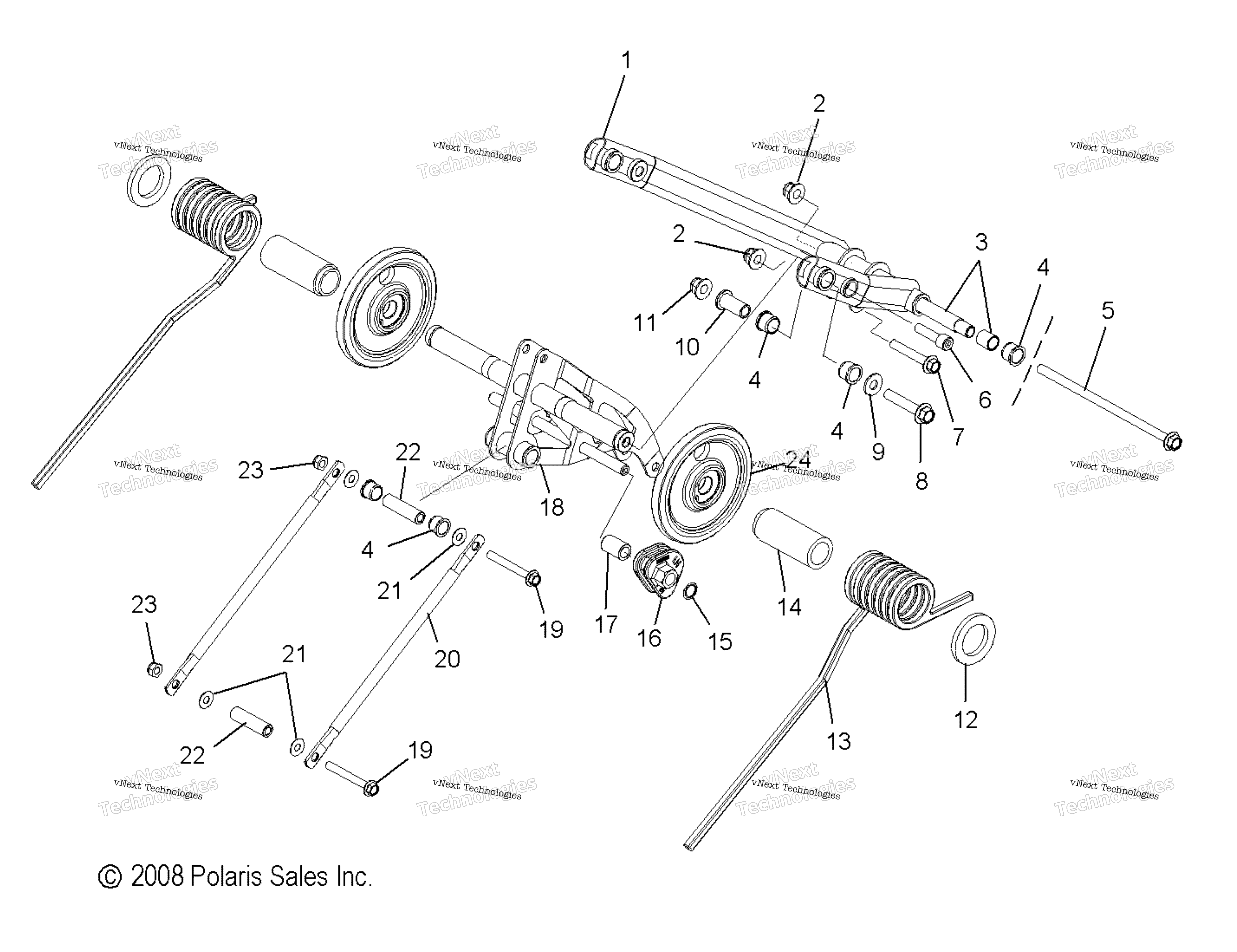 Подвеска, задняя Torque Arm