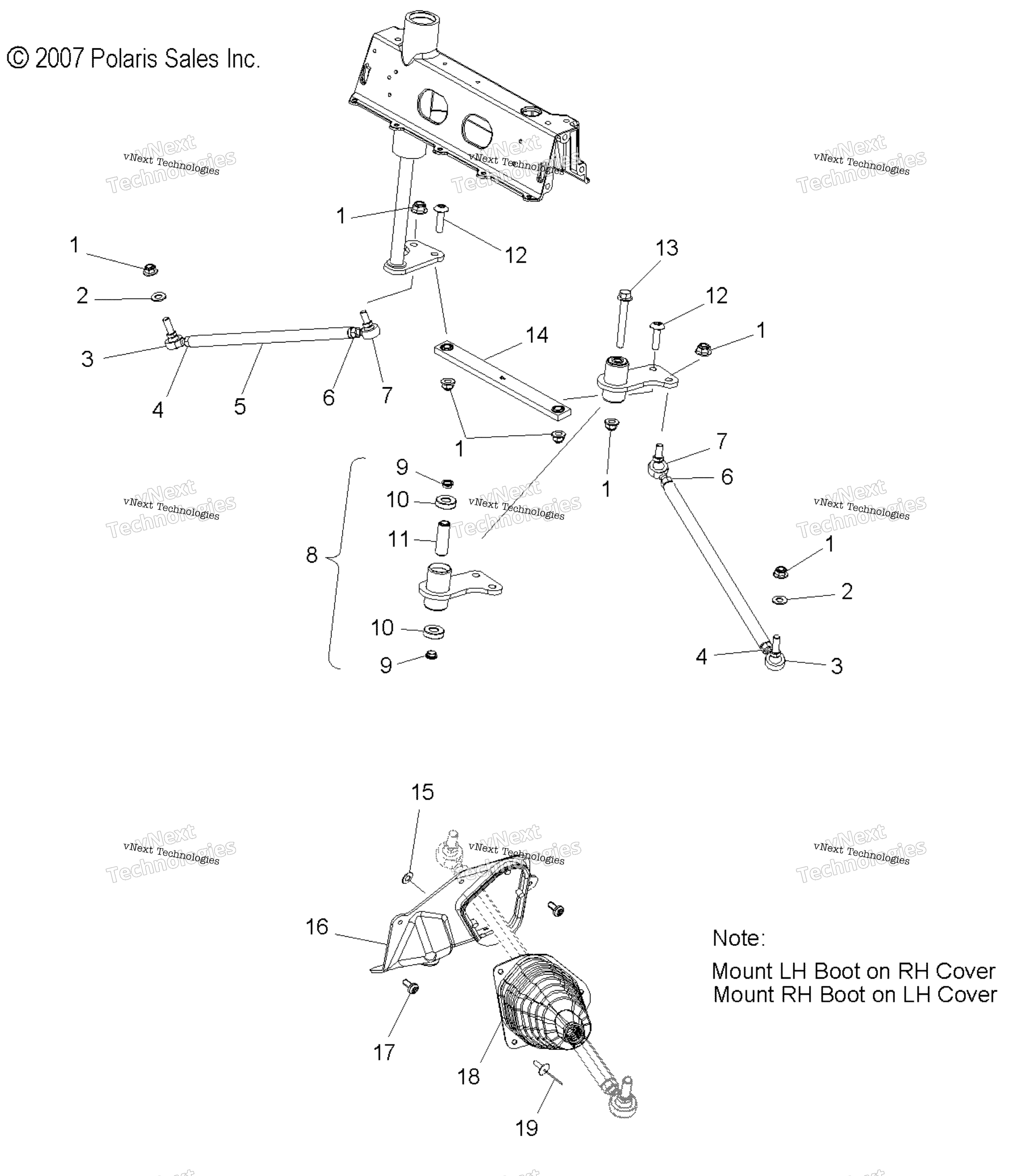 Steering, Lower & тяга Rods